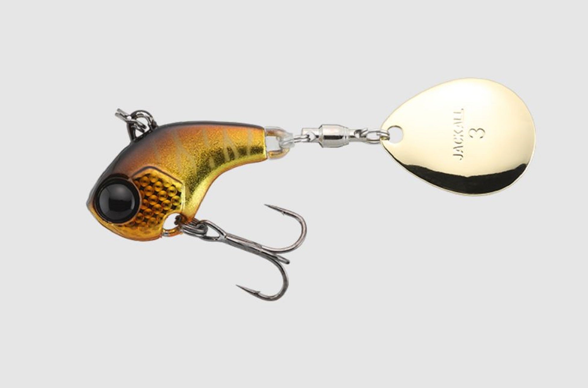 Jackall Deracoup 3/8 oz Spin Tail Sinking Lure Gold Black (1990)