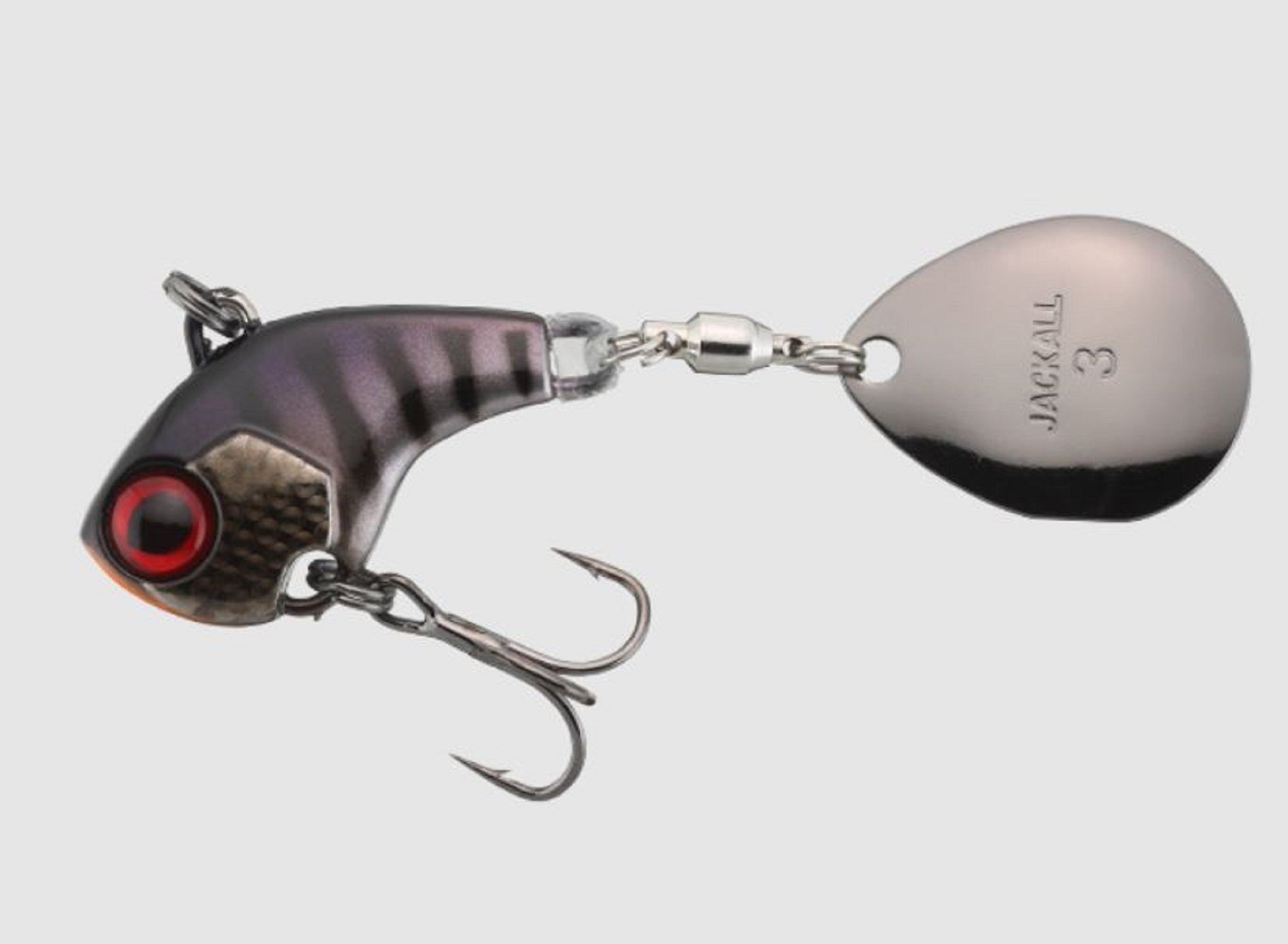 Jackall Deracoup 1/2 oz Spin Tail Sinking Lure Muddy Black (2041)