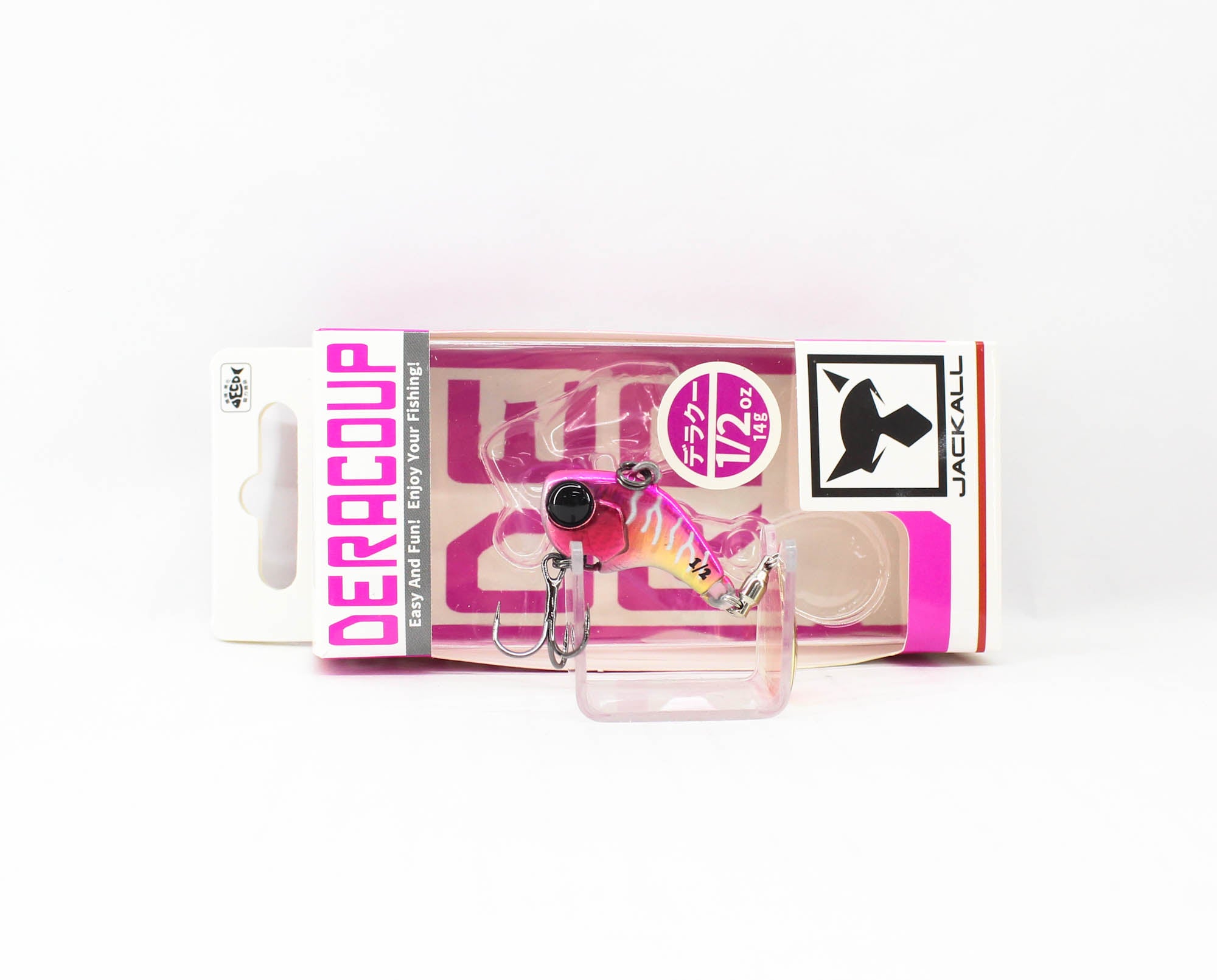 Jackall Deracoup 1/2 oz Spin Tail Sinking Lure Pink Back Crown (2096)