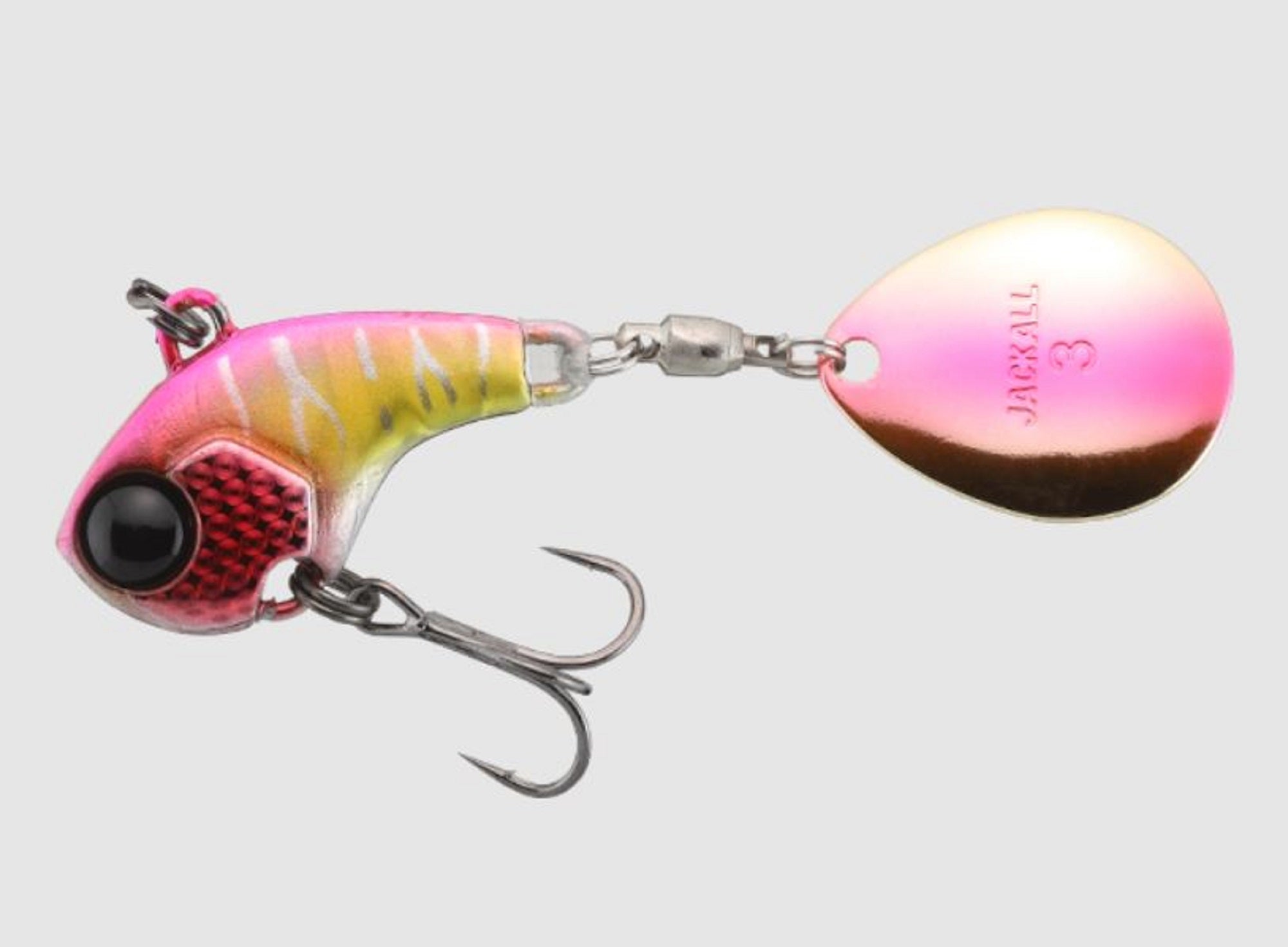 Jackall Deracoup 1/2 oz Spin Tail Sinking Lure Pink Back Crown (2096)