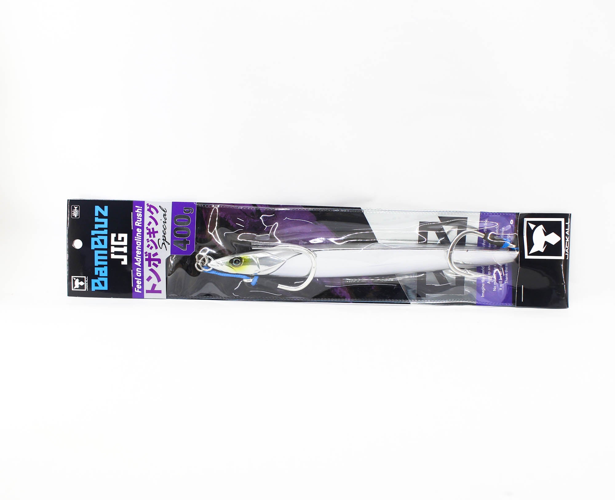 Jackall Metal Jig Bambluz Semi Long 400 grams Tuna Mirror Silver (2171)