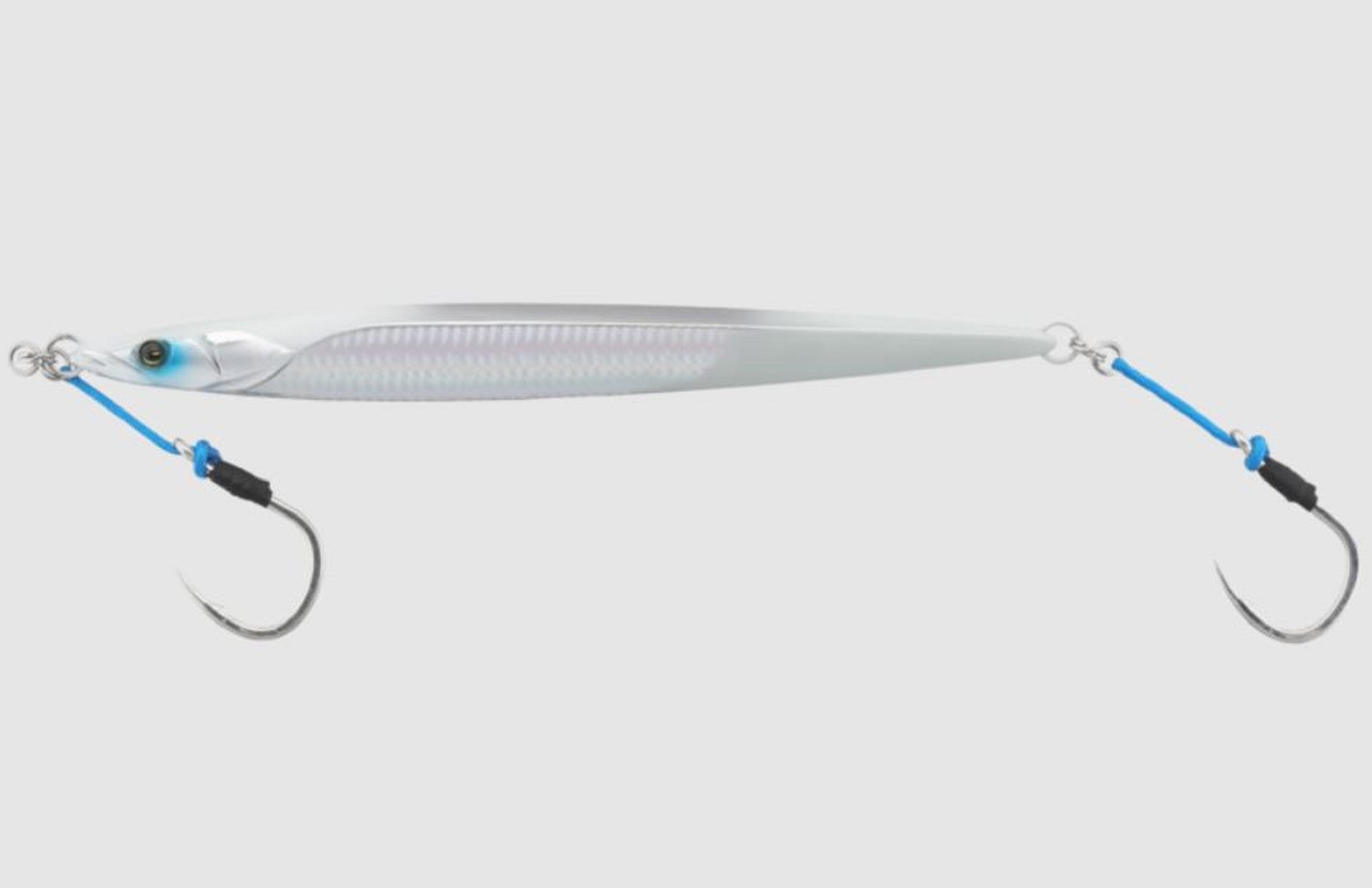 Jackall Metal Jig Bambluz Semi Long 400grams Tuna Glow Border Silver (2195)