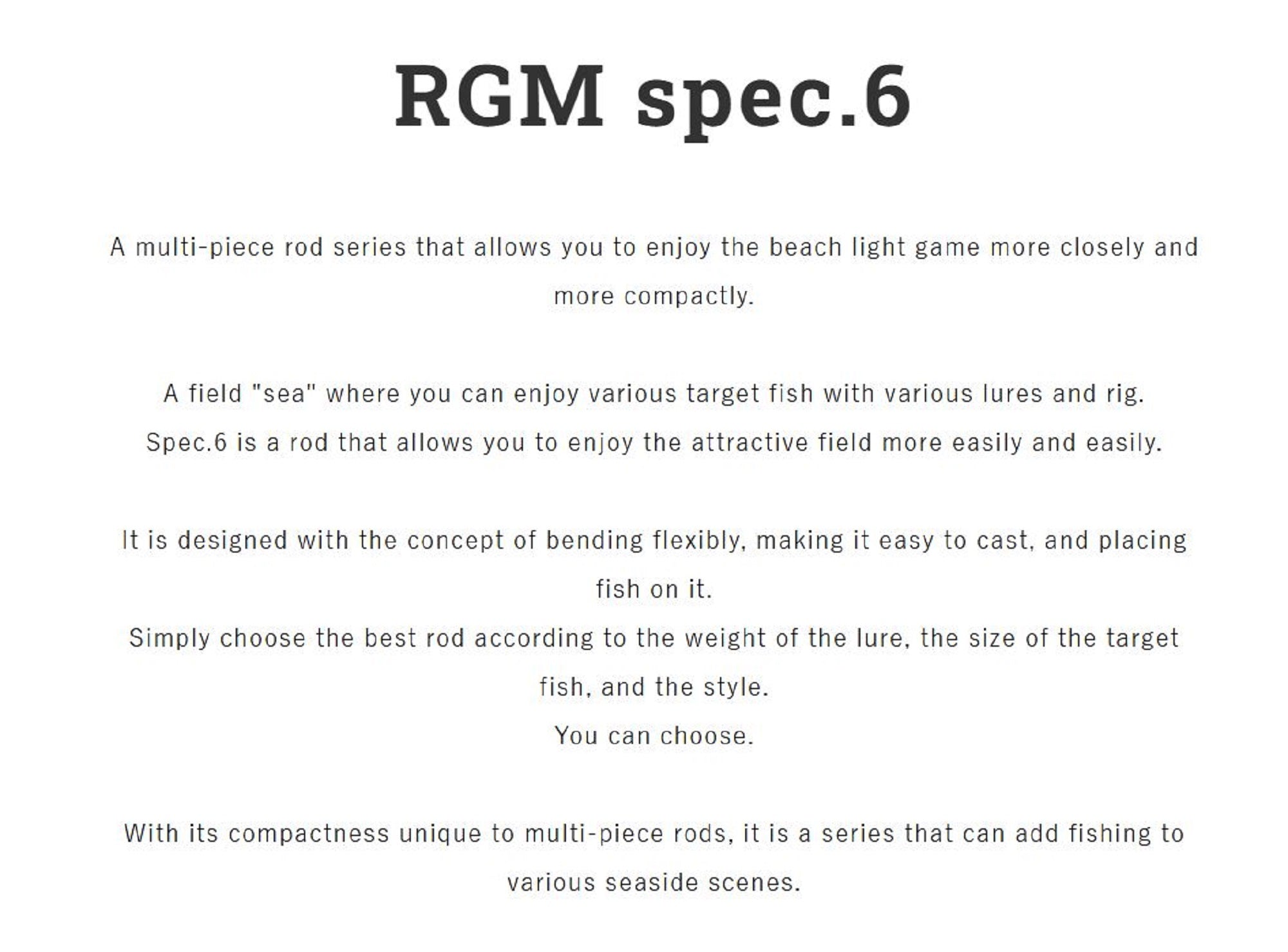 Jackall RGM Rod Spinning Spec 6/88 2.64m 5Pc Red (2928)