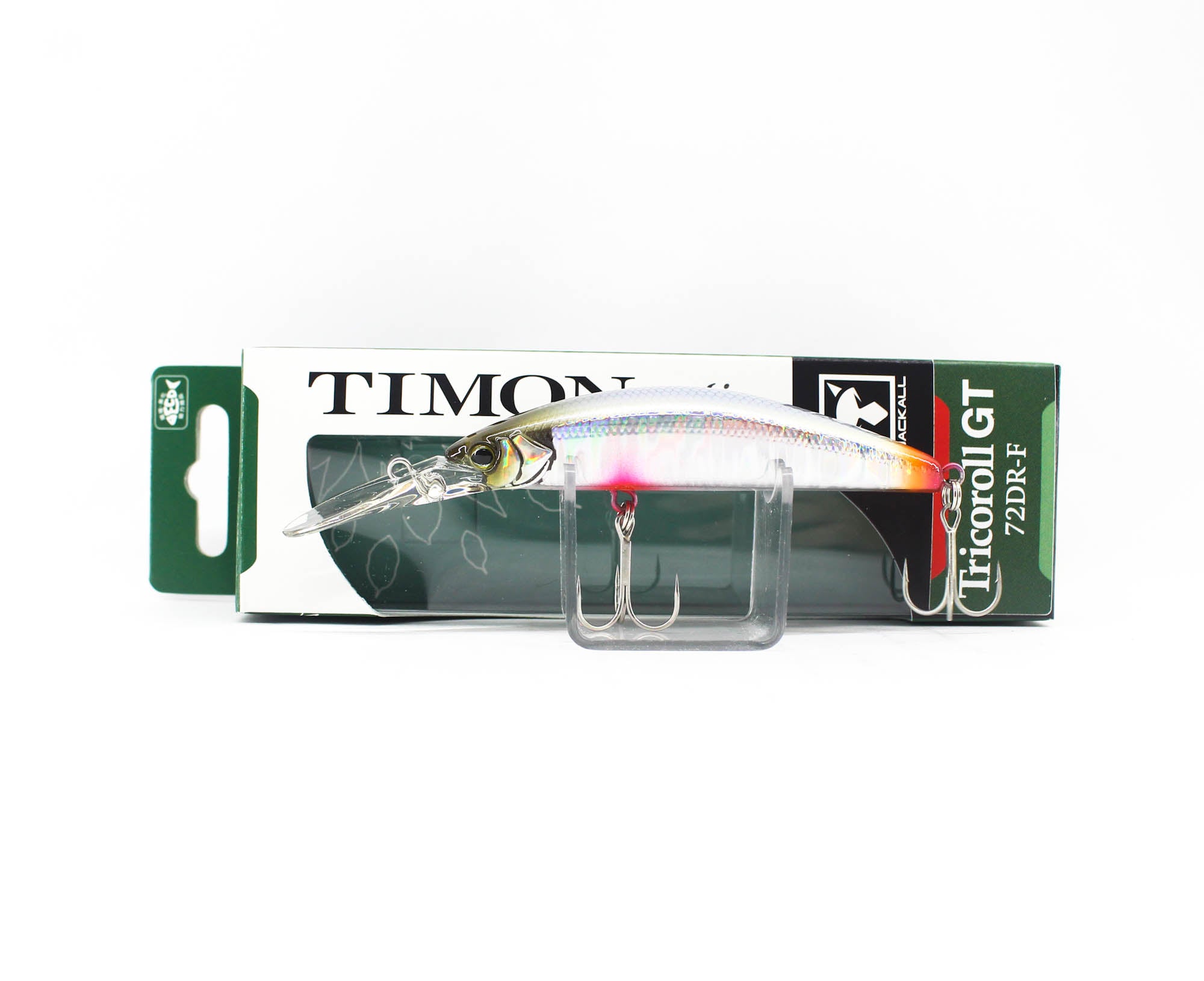 Jackall Timon Tricoroll GT 72 DR-F Floating Lure White Back (4038)