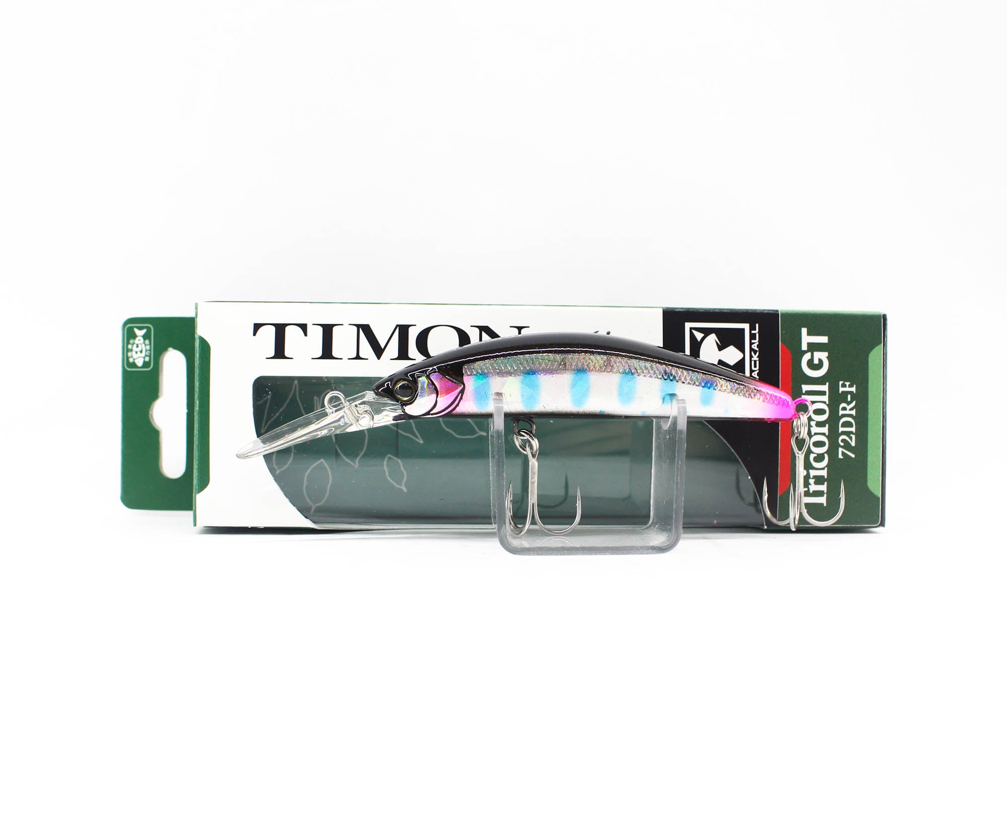 Jackall Timon Tricoroll GT 72 DR-F Floating Lure Black (4052)