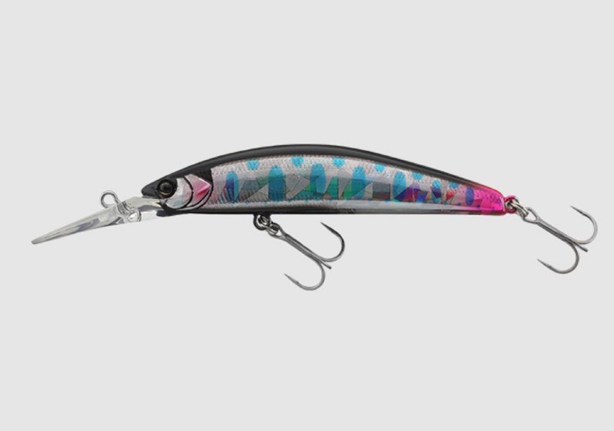 Jackall Timon Tricoroll GT 72 DR-F Floating Lure Black (4052)