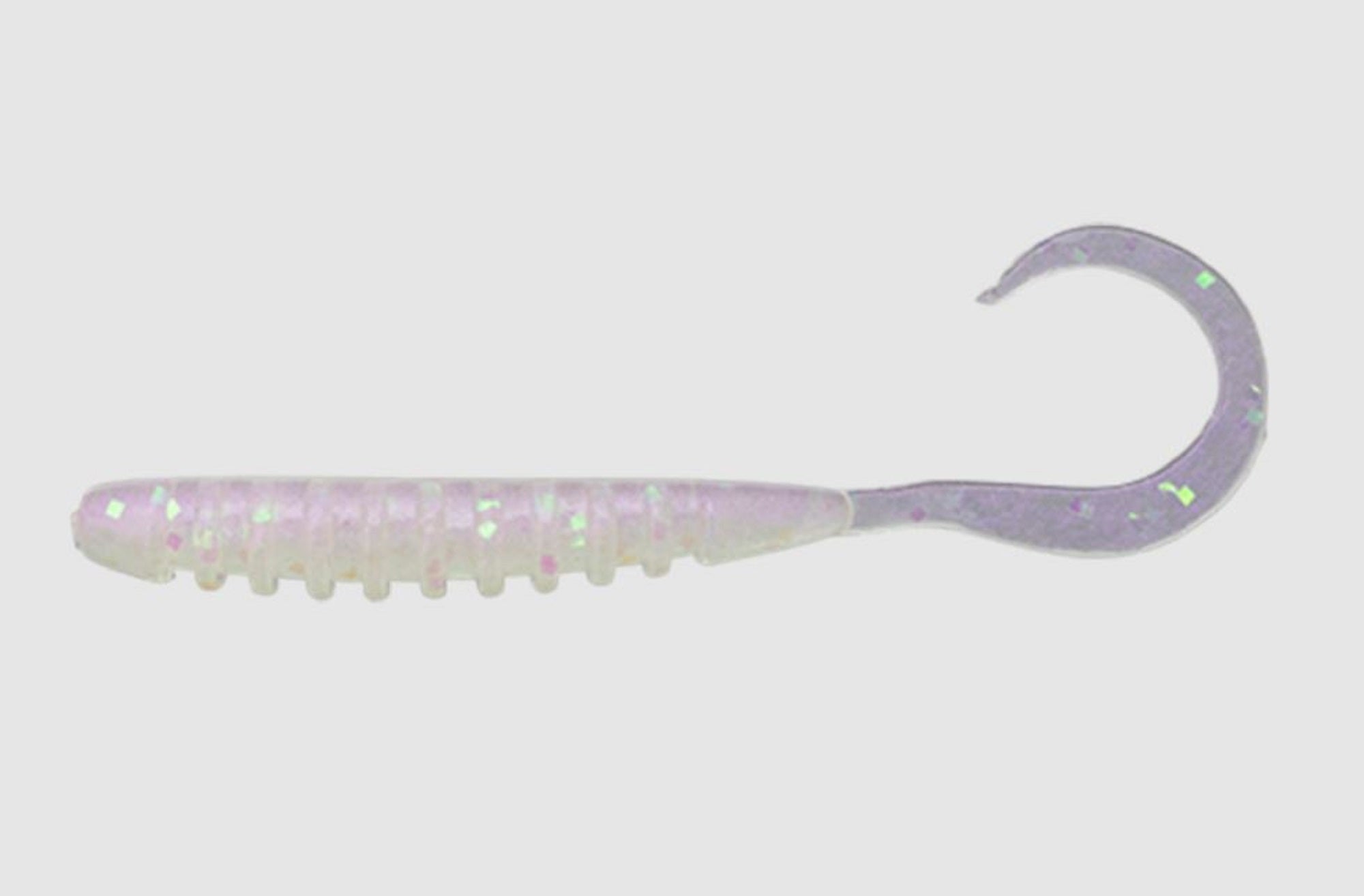 Jackall Soft Lure Tide Curly 2 Inches Hitomame Pearl (4762)