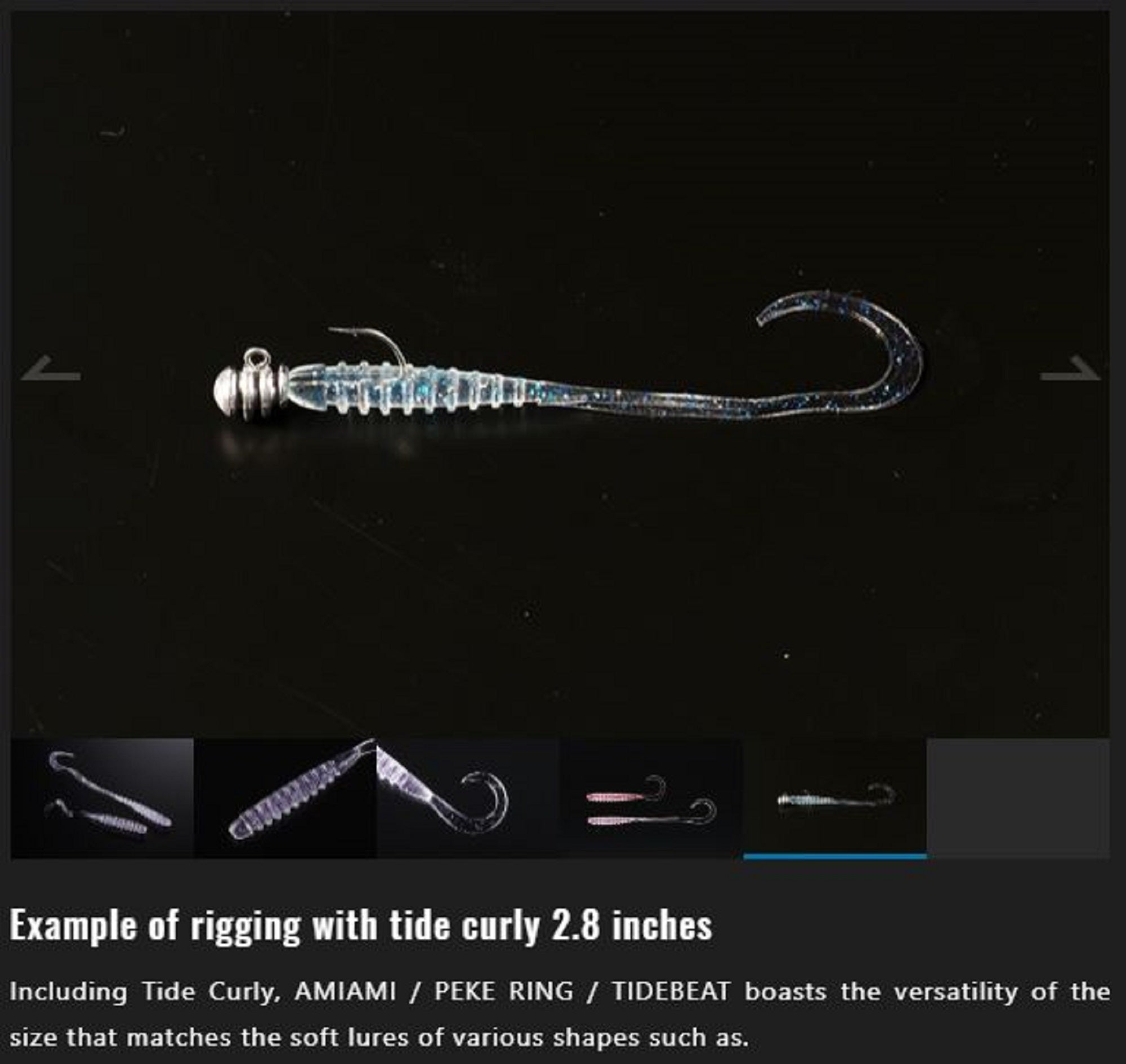Sale Jackall Soft Lure Tide Curly 2 Inches Sparkle Iwashi (4779)
