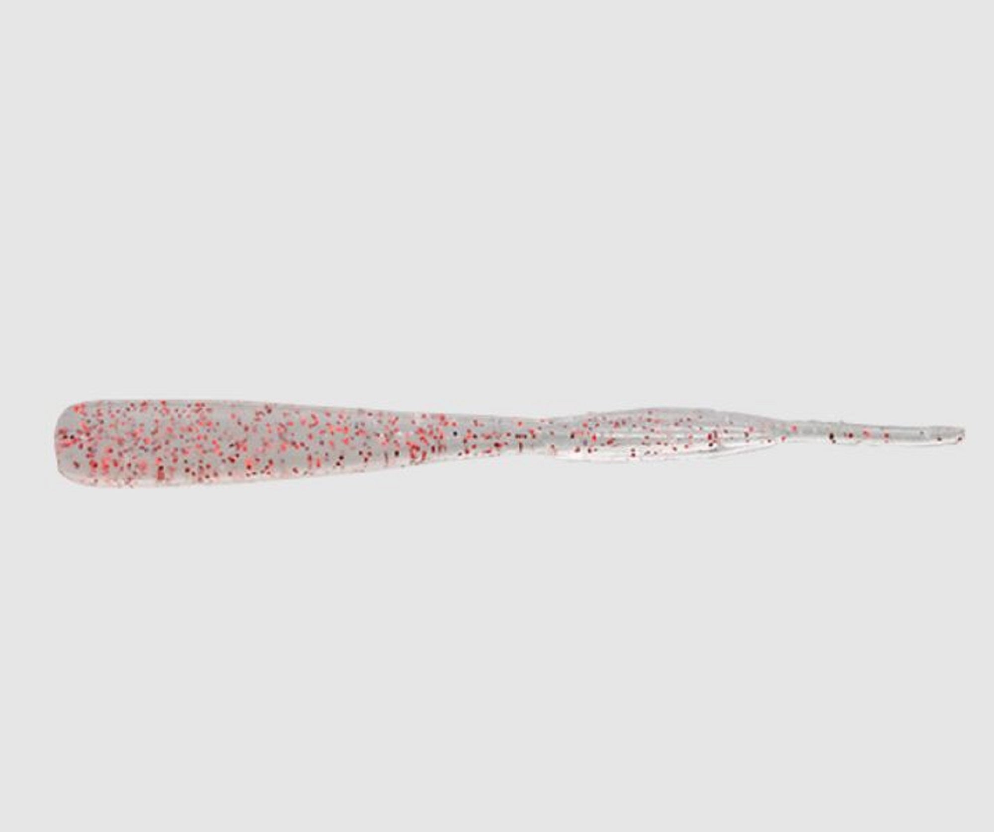 Jackall Soft Lure Peke Tail Tide Pepper 2.0 Inch Clear Red Flake (6193)