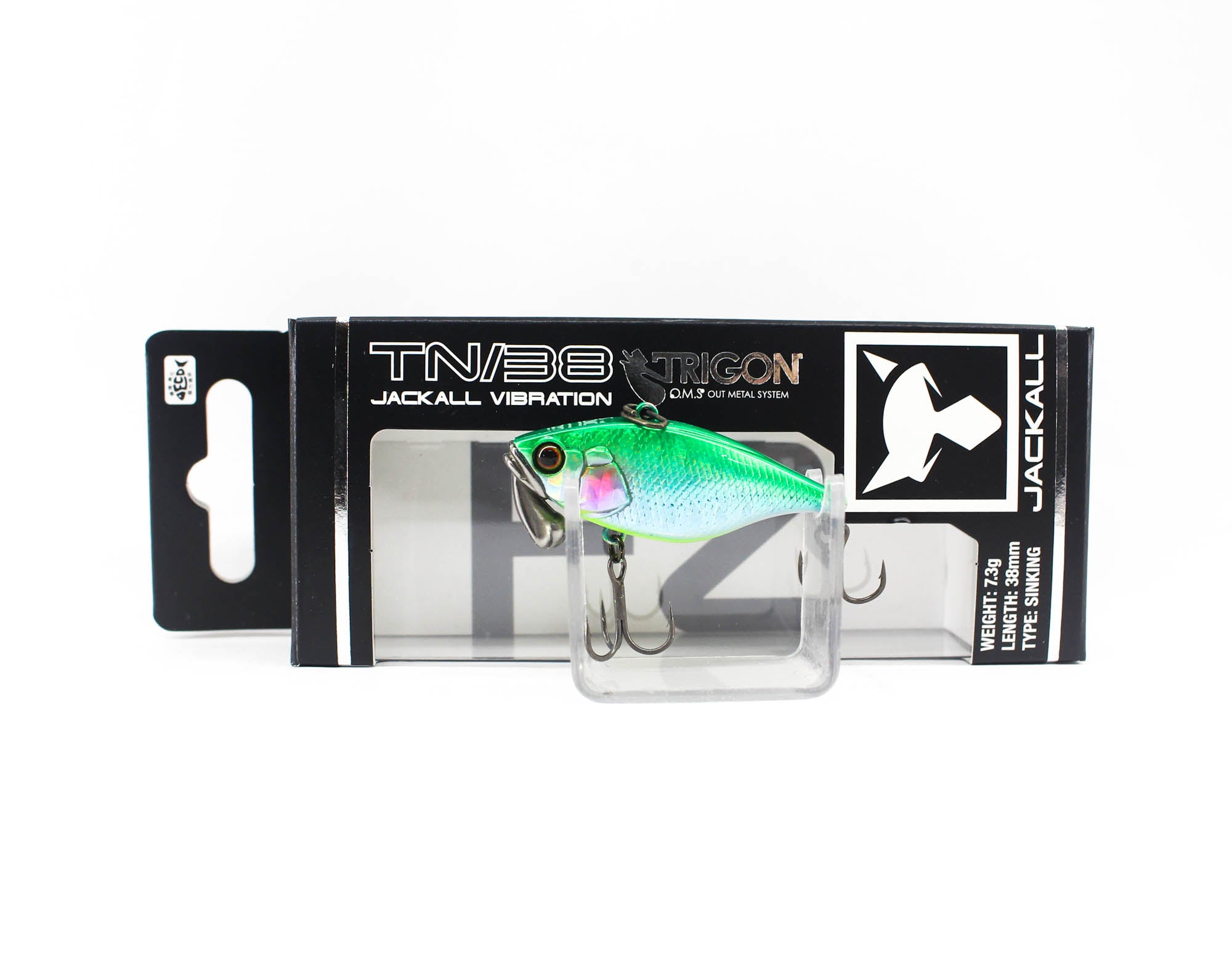 Jackall TN 38 Trigon Vibration Lure Lime Luminous (7640)