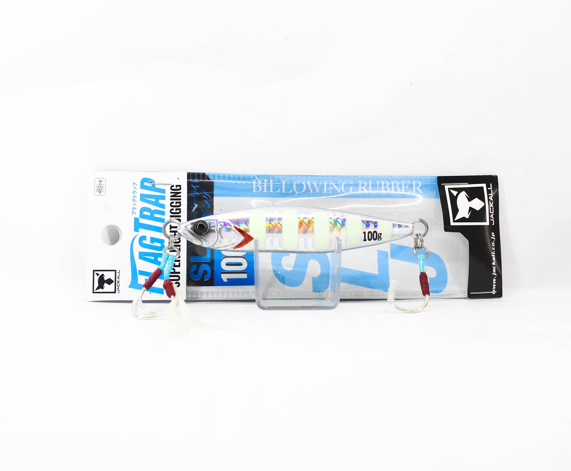 Jackall Metal Jig Flag Trap 100 grams Glow Stripe (7886)