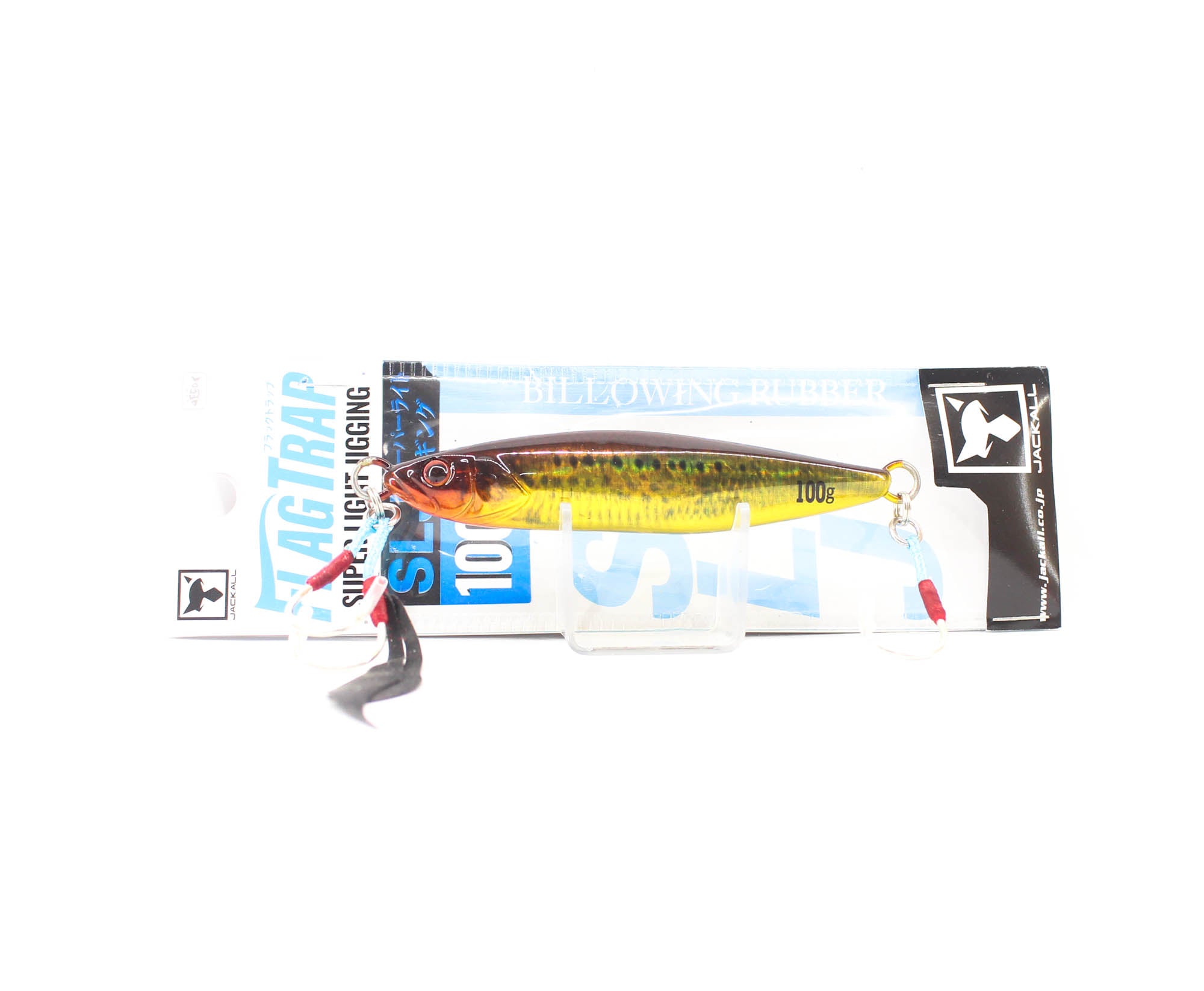 Jackall Metal Jig Flag Trap 100 grams Red Gold Iwashi (7916)