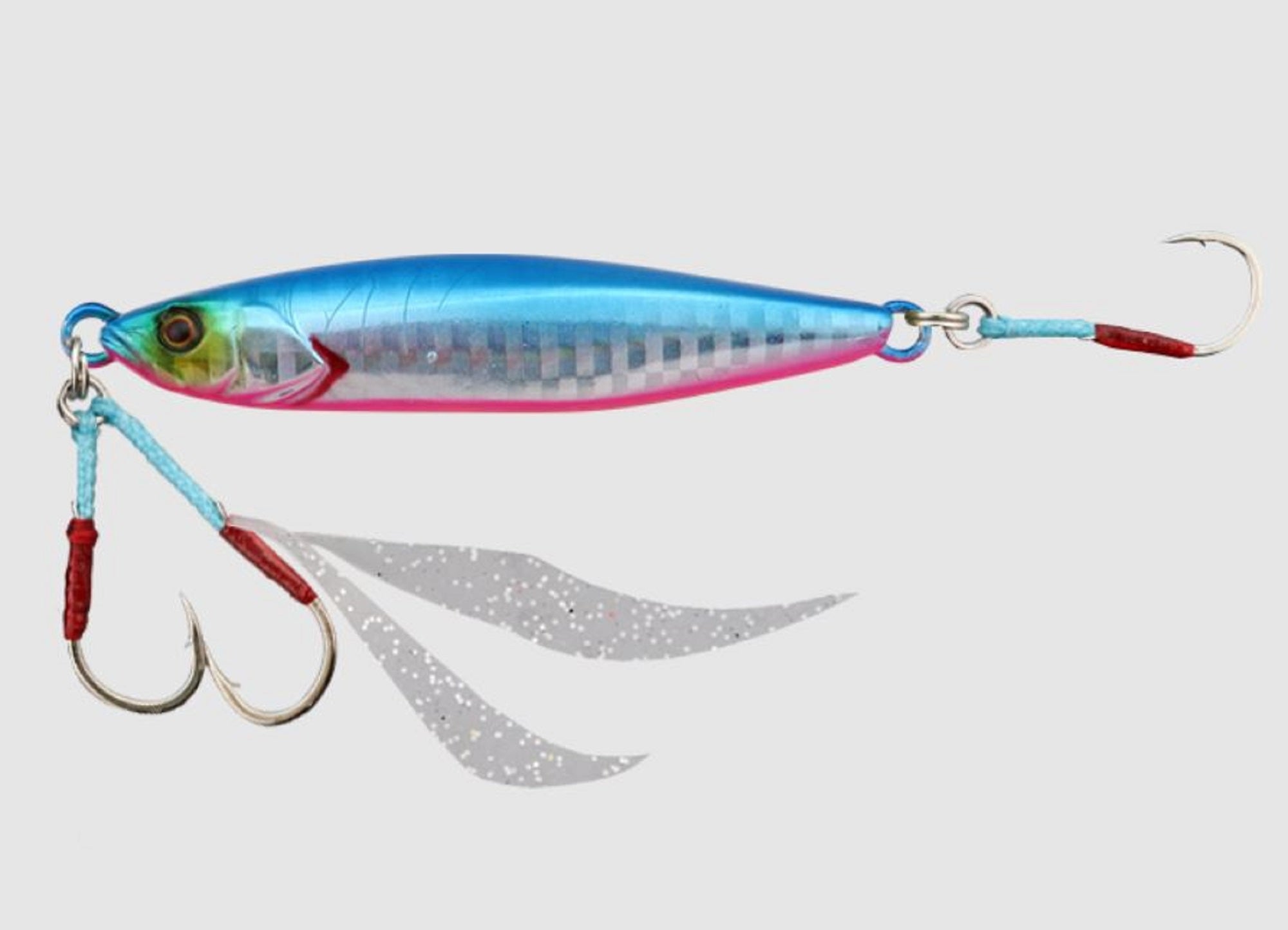 Jackall Metal Jig Flag Trap 120 grams Blue Pink (7947)