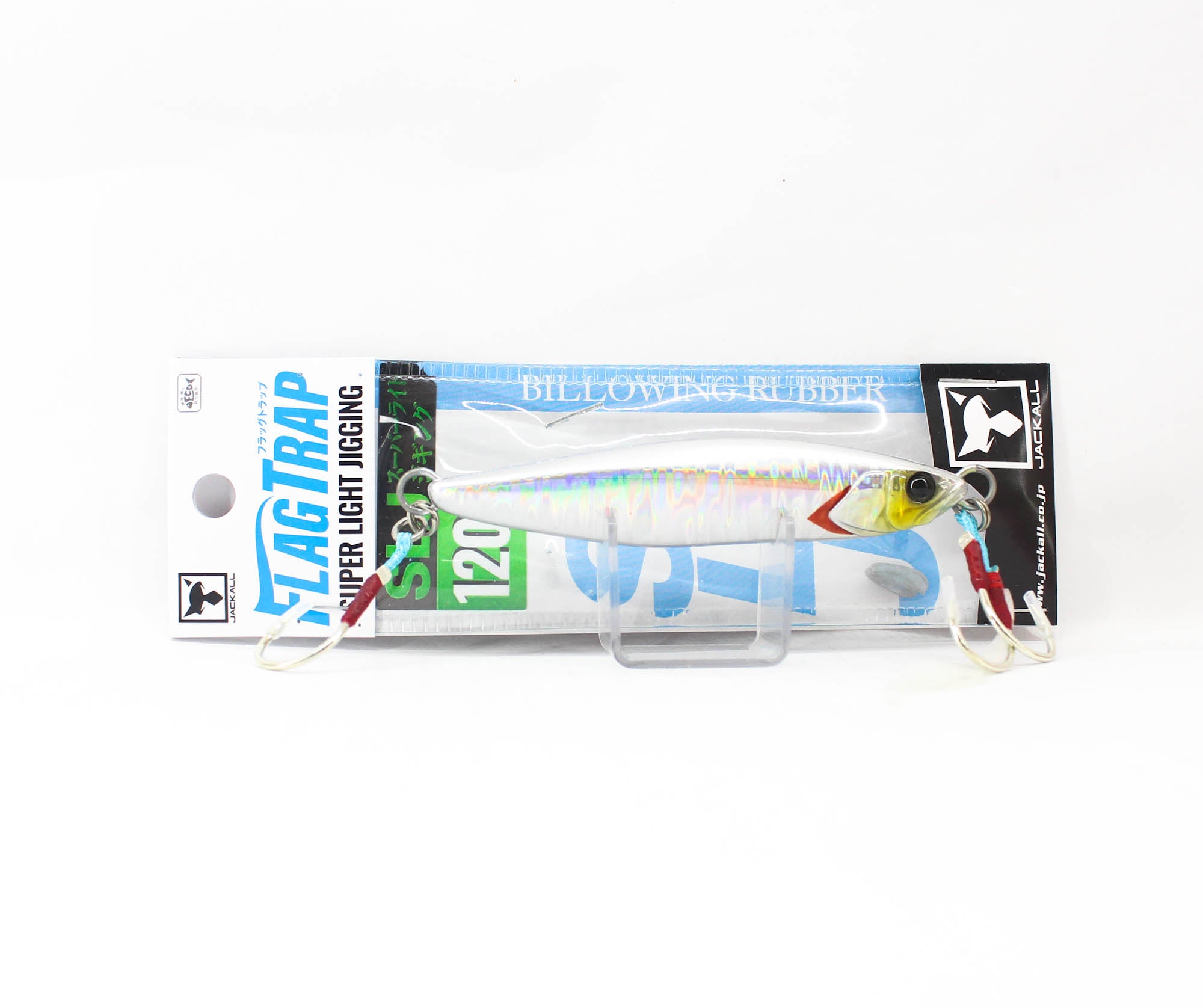 Jackall Metal Jig Flag Trap 120 grams Shirasu Silver (7954)