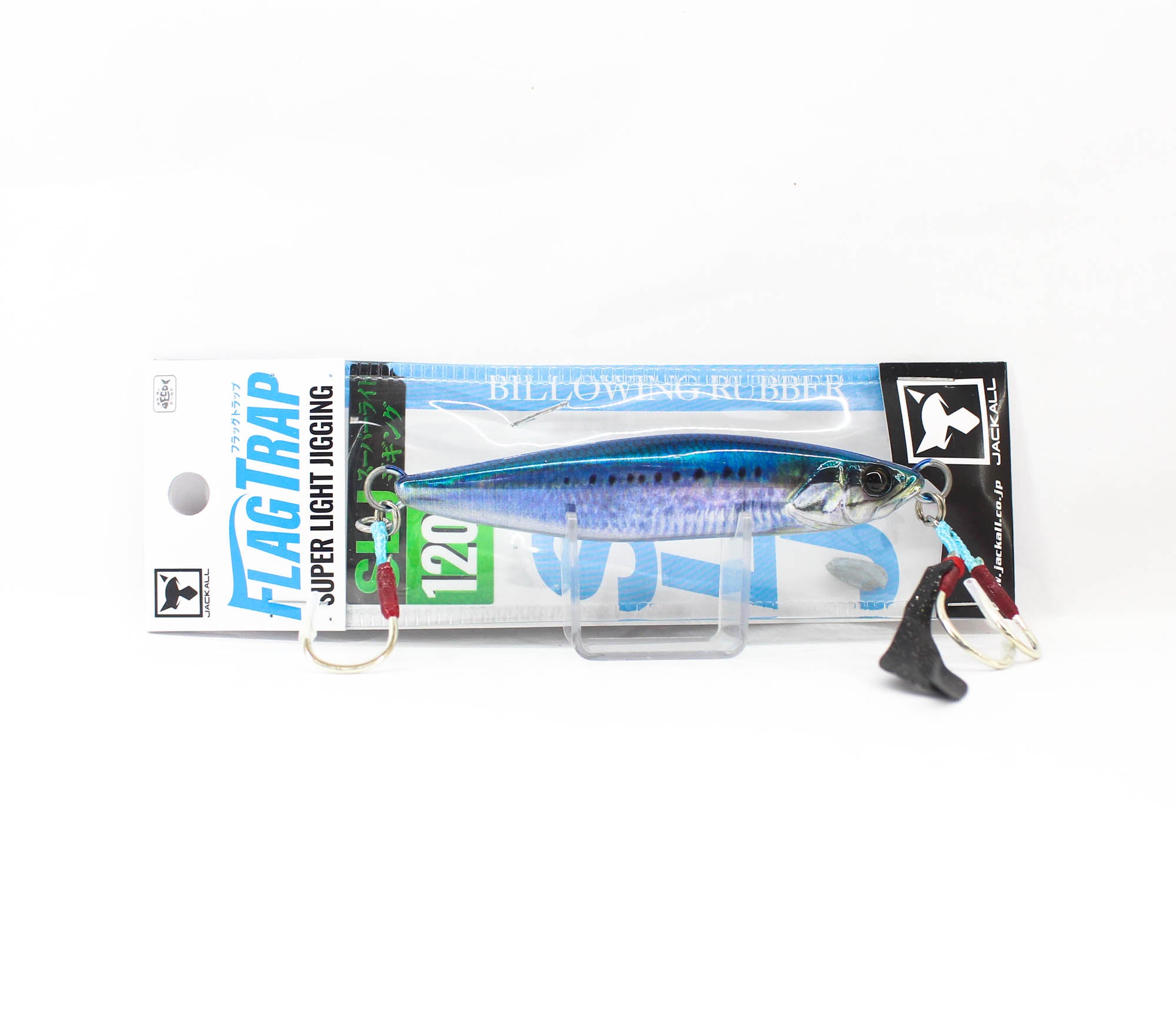 Jackall Metal Jig Flag Trap 120 grams Real Iwashi (7985)