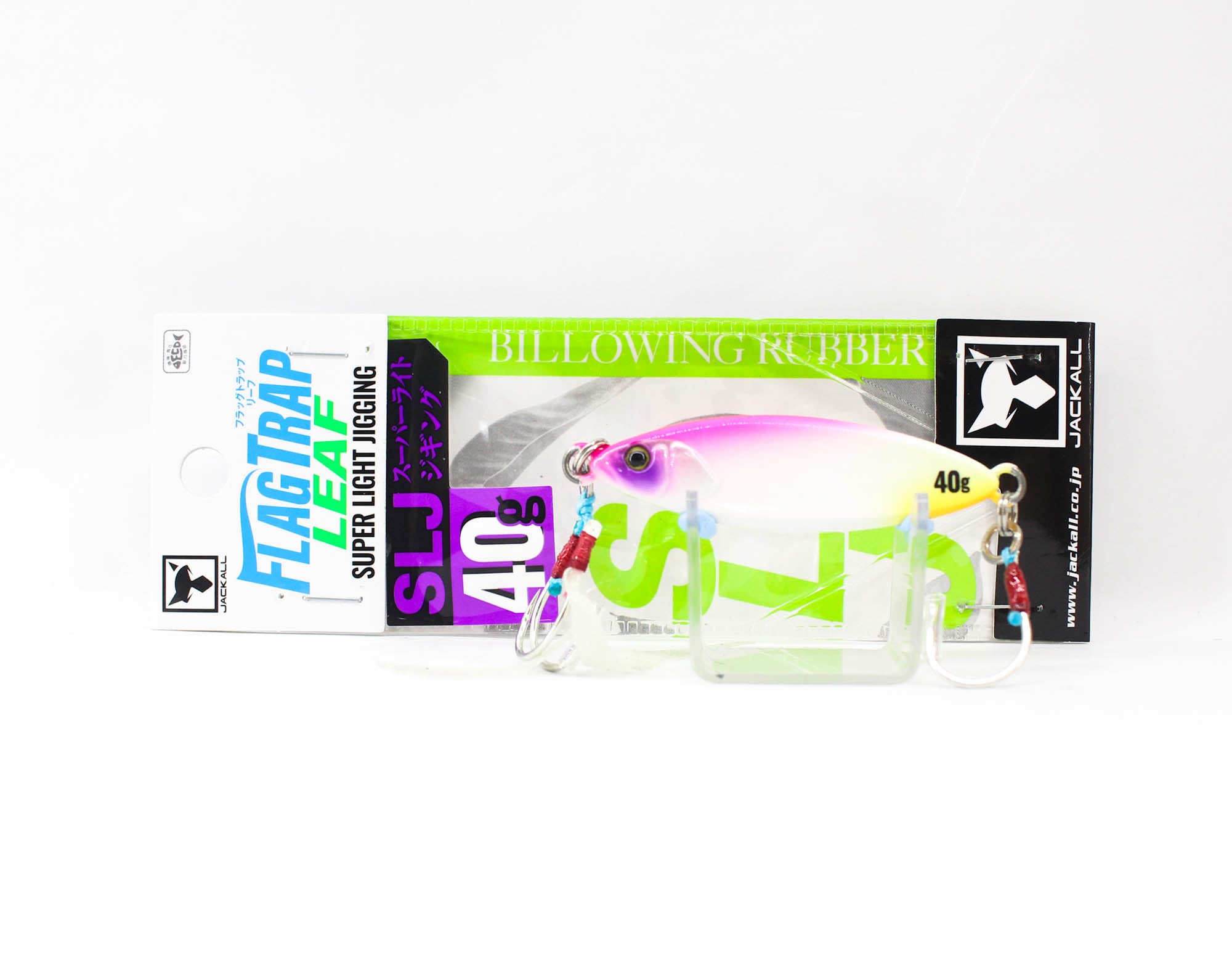 Jackall Metal Jig Flag Trap Leaf 40 grams Tropical Glow (8937)