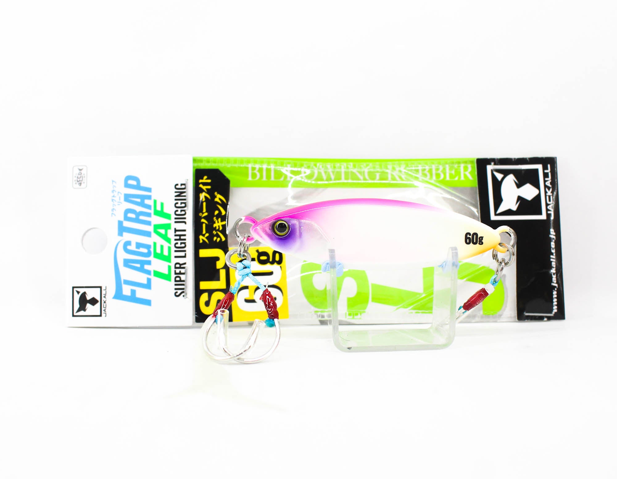 Jackall Metal Jig Flag Trap Leaf 60 grams Tropical Glow (9019)