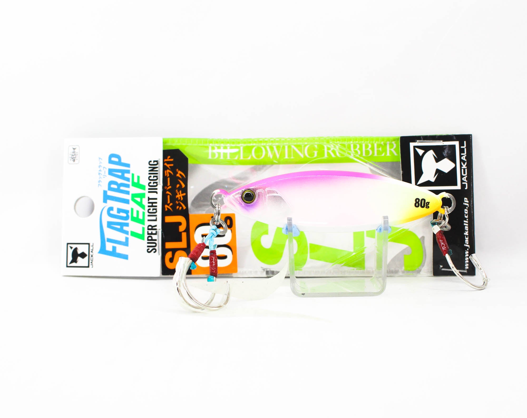 Jackall Metal Jig Flag Trap Leaf 80 grams Tropical Glow (9095)
