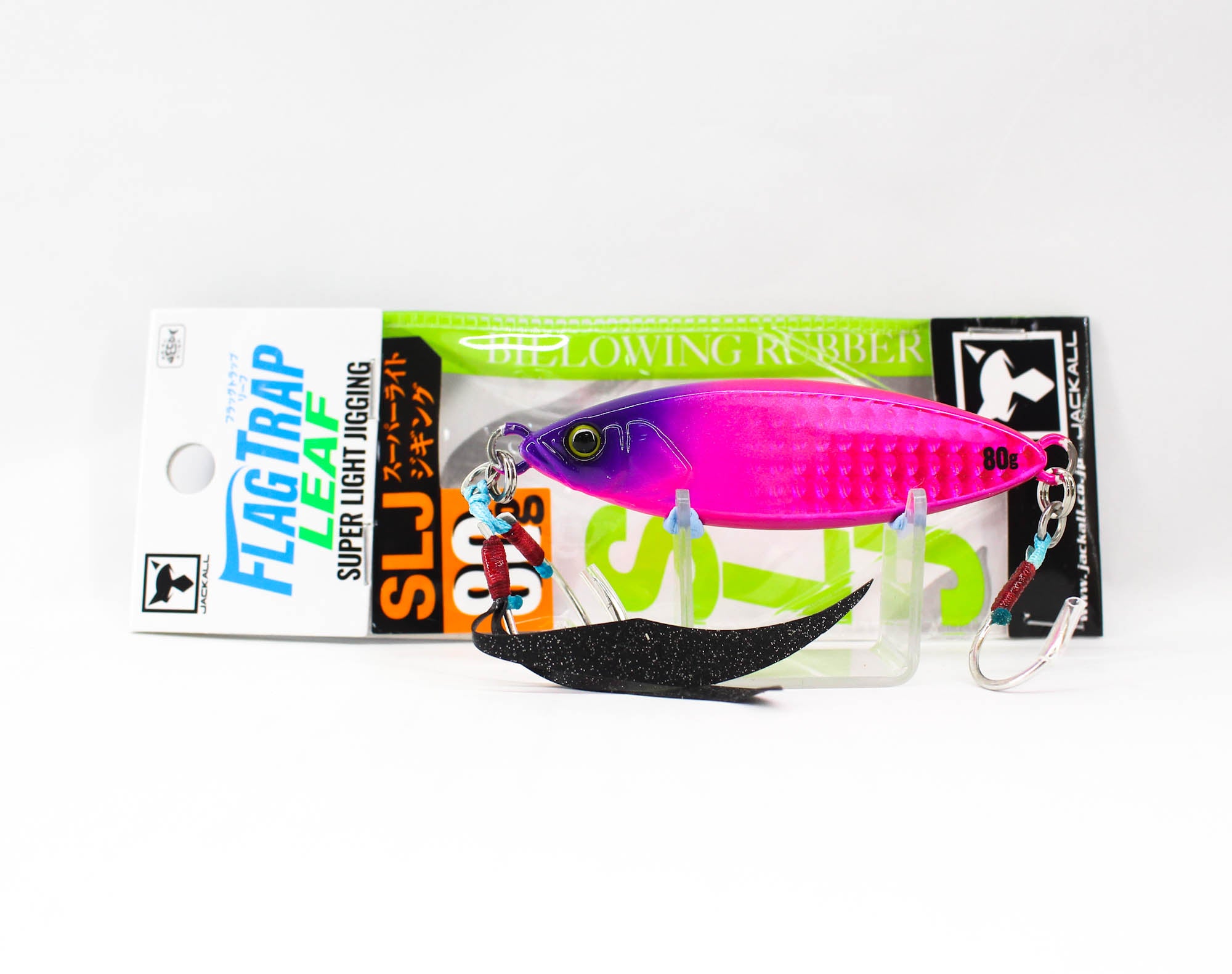 Jackall Metal Jig Flag Trap Leaf 80 grams Pink Impact (9118)