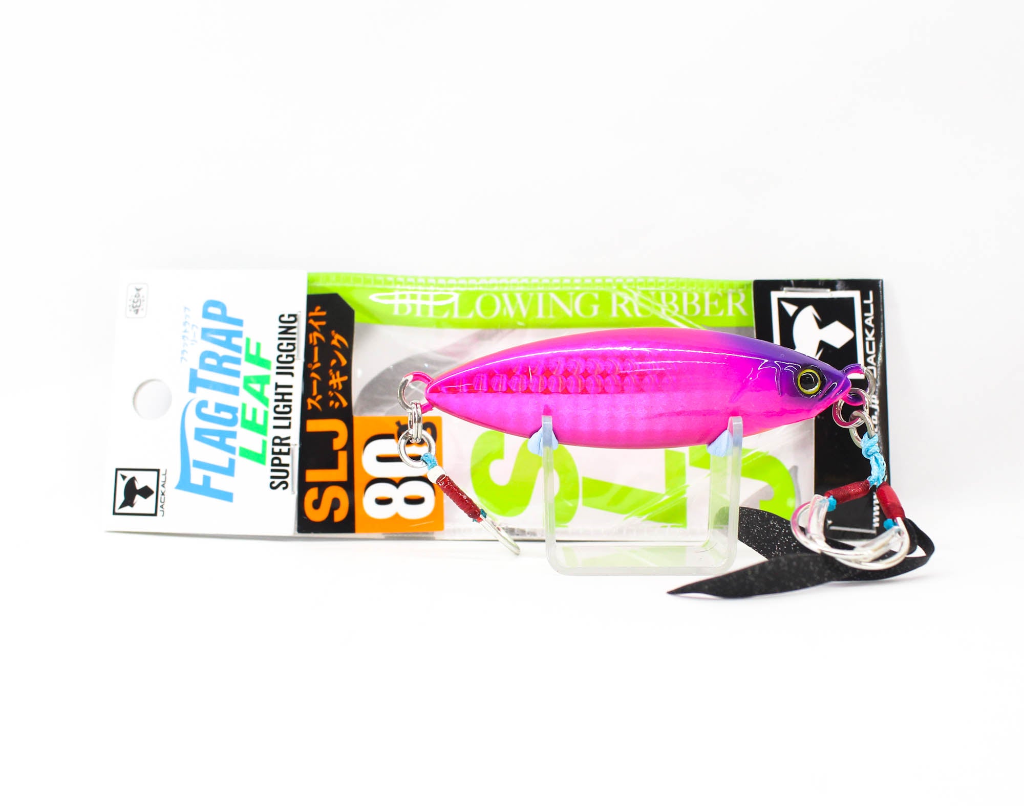 Jackall Metal Jig Flag Trap Leaf 80 grams Pink Impact (9118)