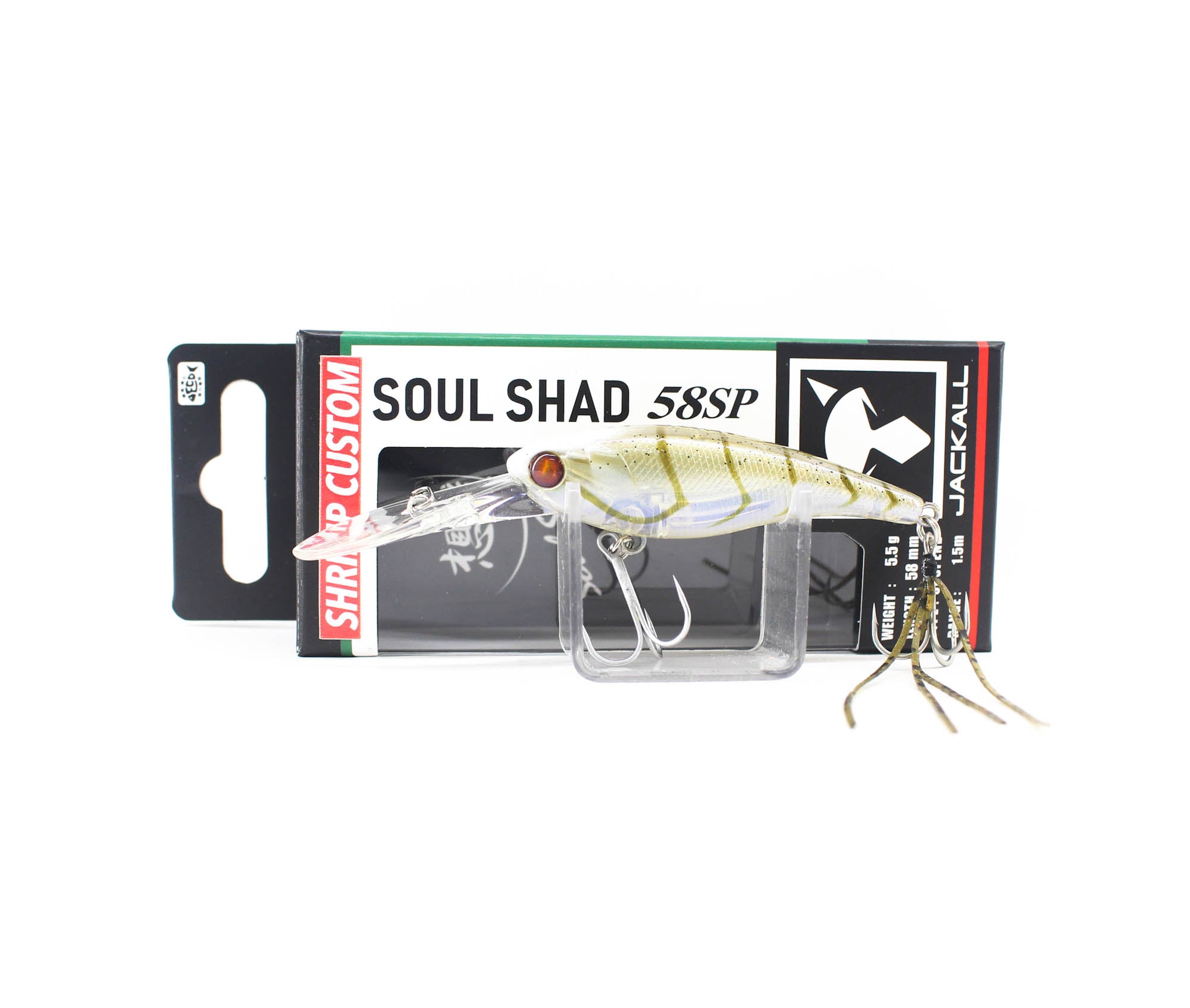 Jackall Soul Shad 58SP Suspend Lure Shrimp Type II (9552)