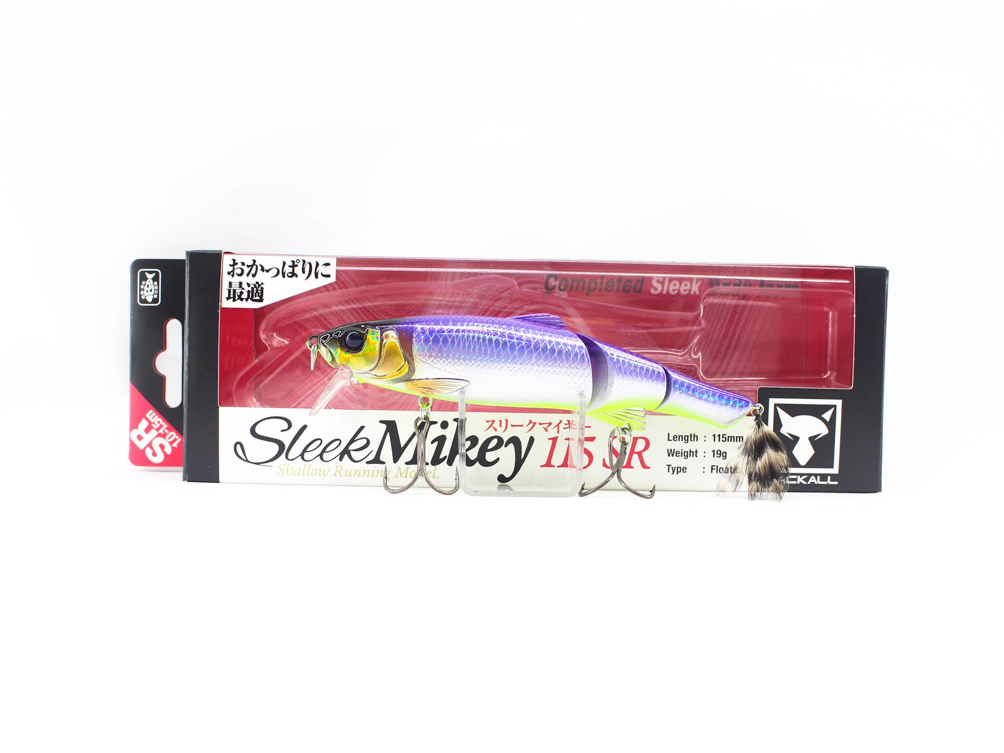 Jackall Mikey Sleek 115 SR Floating Lure Babataku Meimetsu Laser (0282)