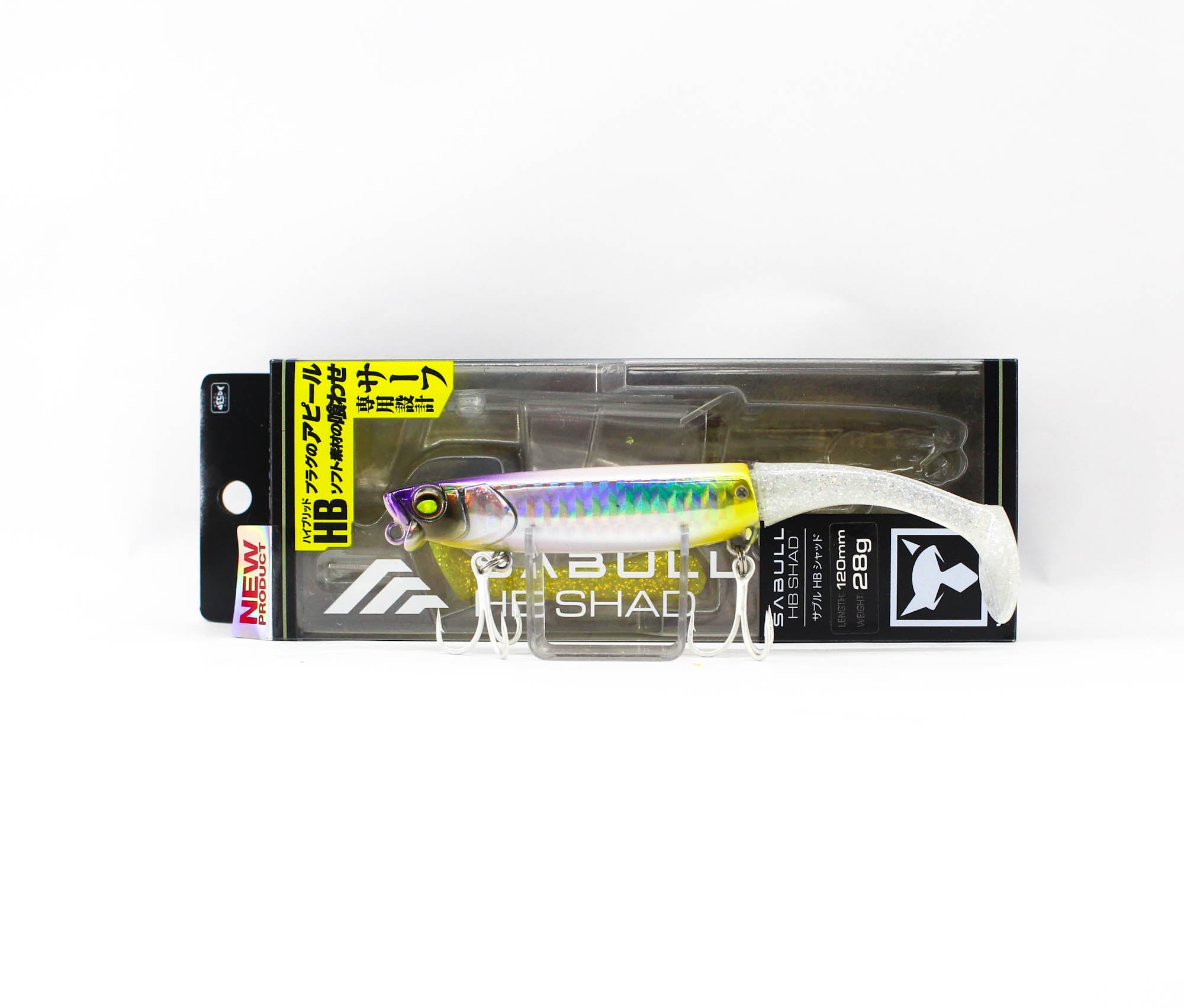 Jackall Sabull HB Shad 28 grams 120 mm Sinking Lure UV Shirogisu (0671)