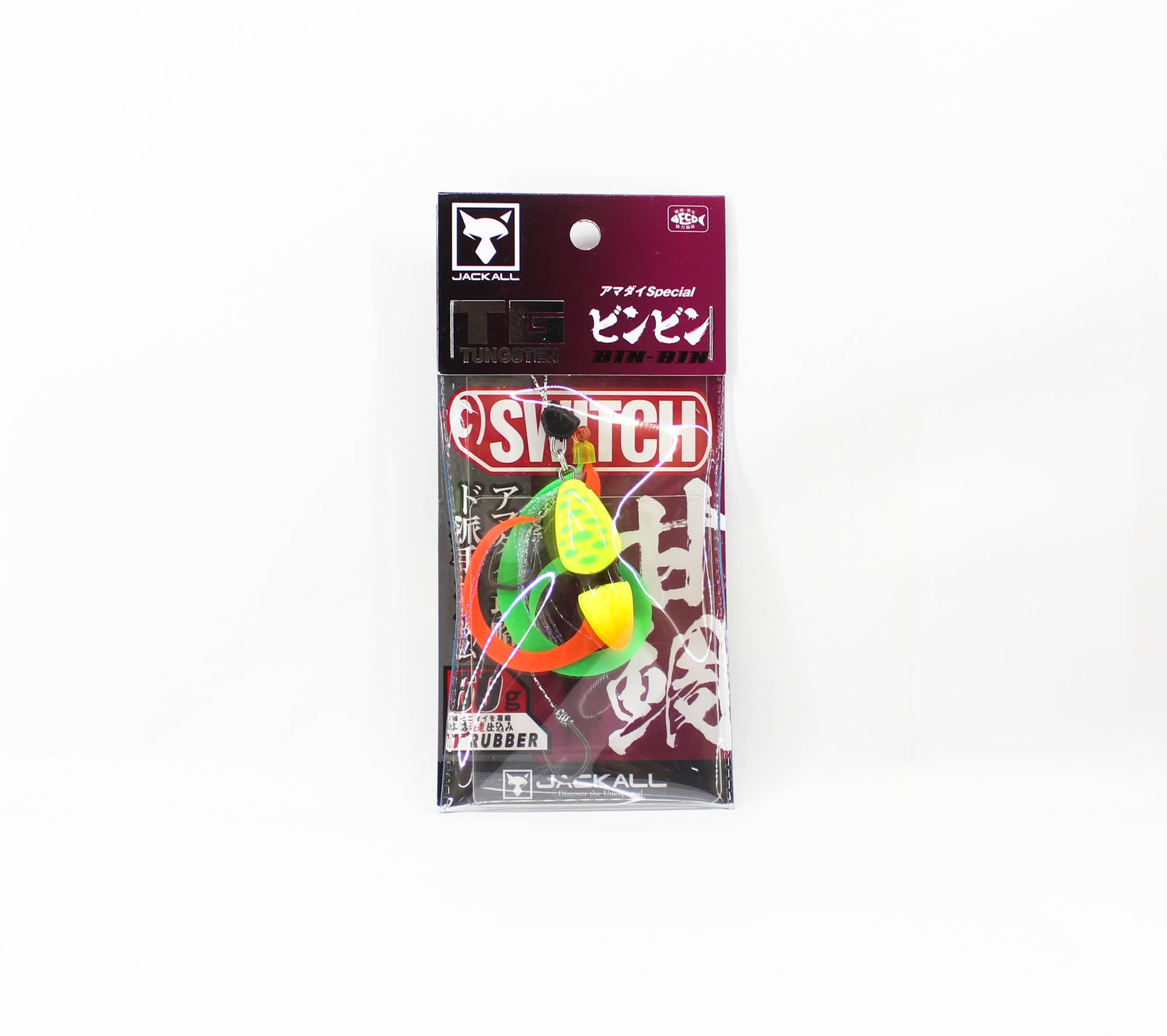 Jackall Bin Bin Switch TG Tungsten 60 Grams Amadai Chart (1319)