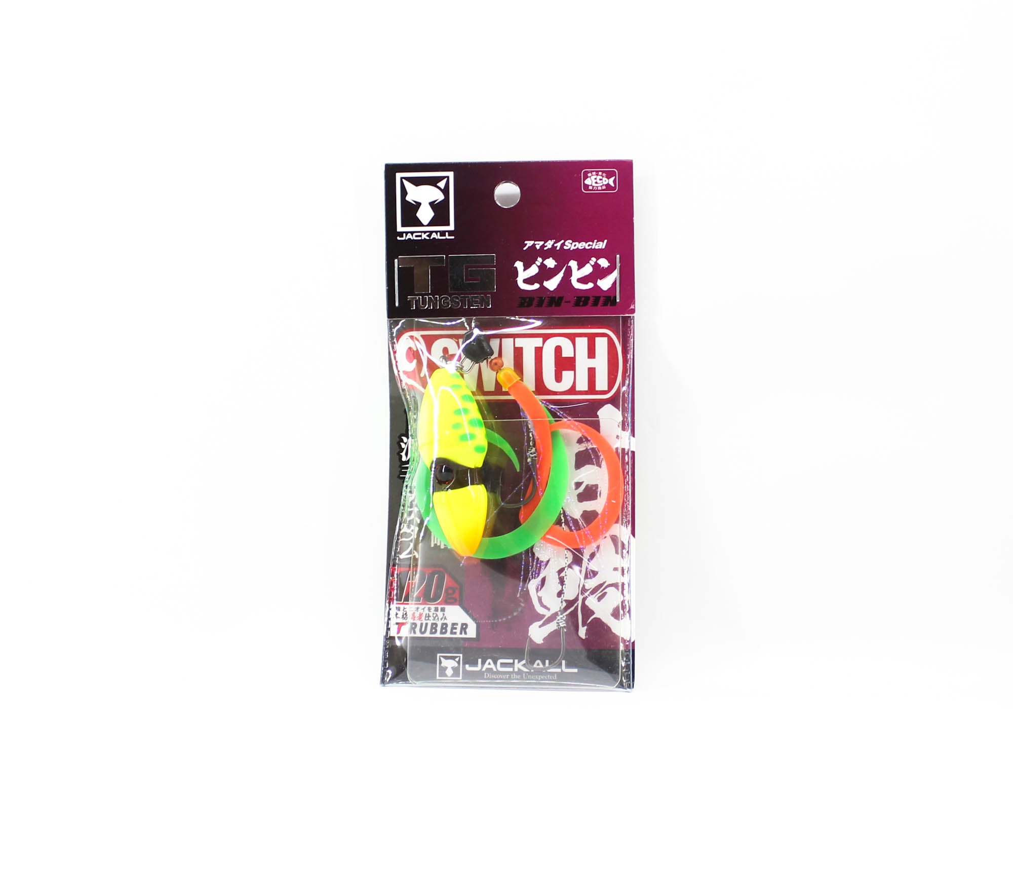 Jackall Bin Bin Switch TG Tungsten 120 Grams Amadai Chart (1401)