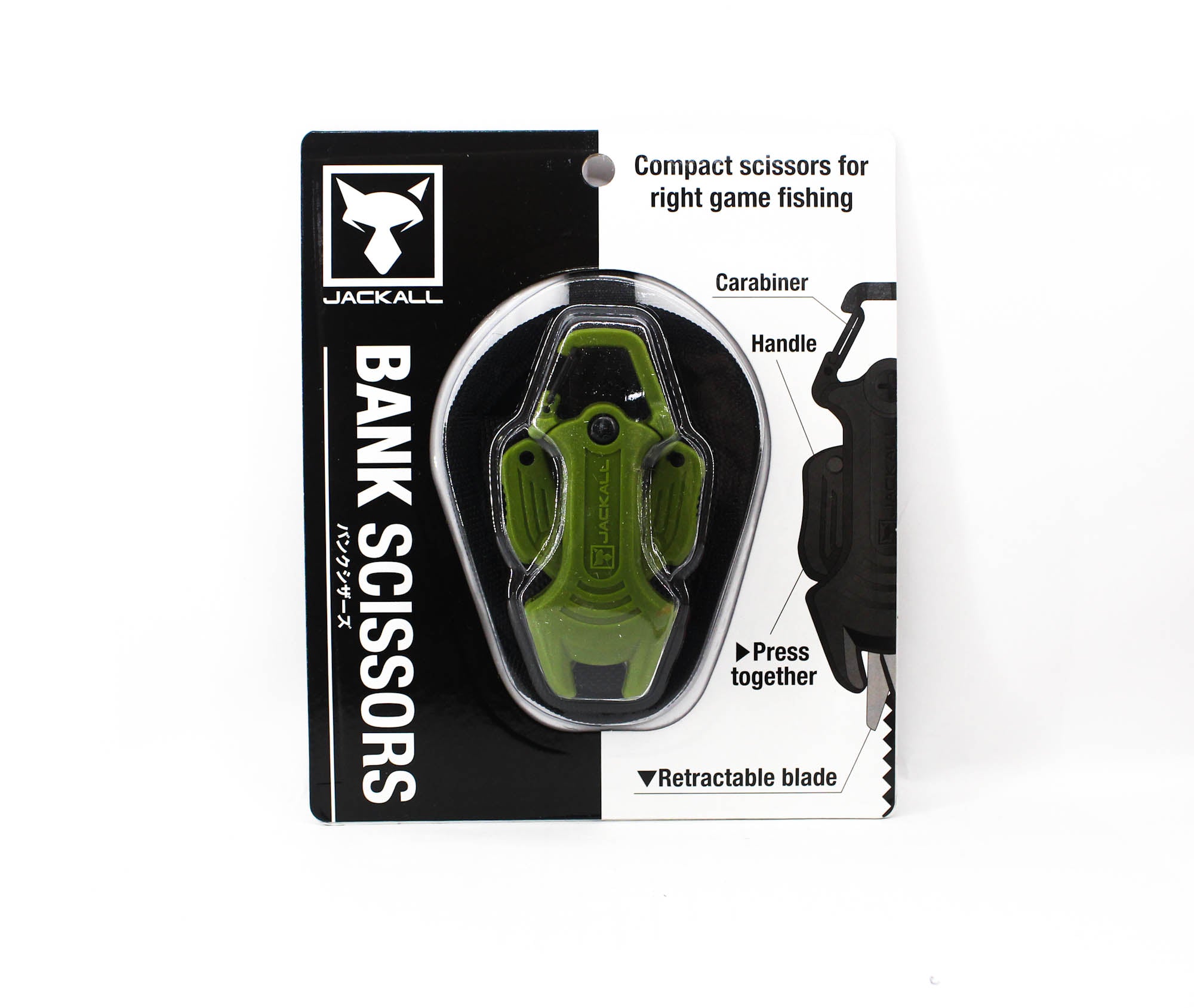 Jackall Scissors Bank Line Cutter Moss Green (3207)