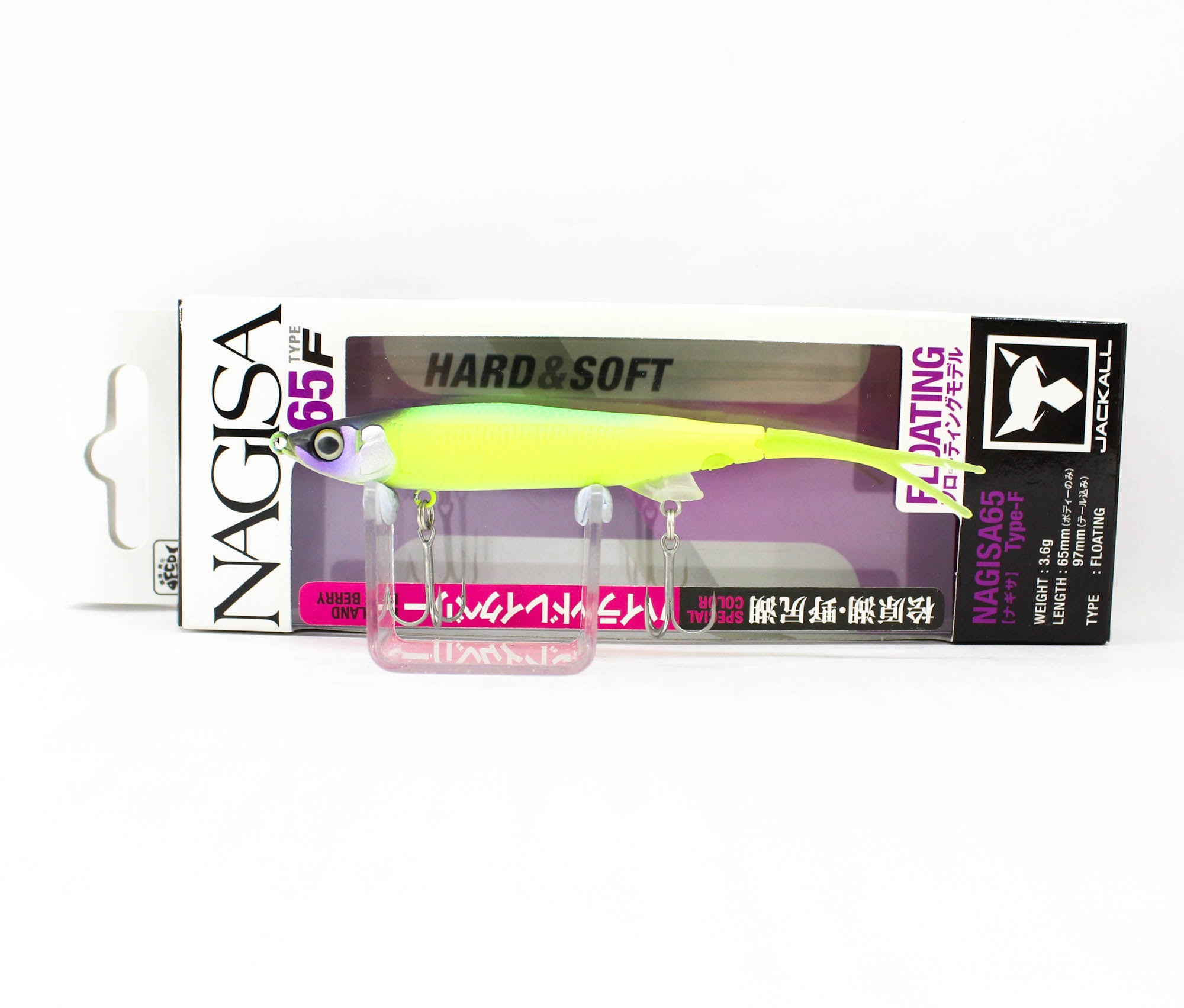 Jackall Nagisa 65F Floating Lure Highland Lake Lemon (3979)