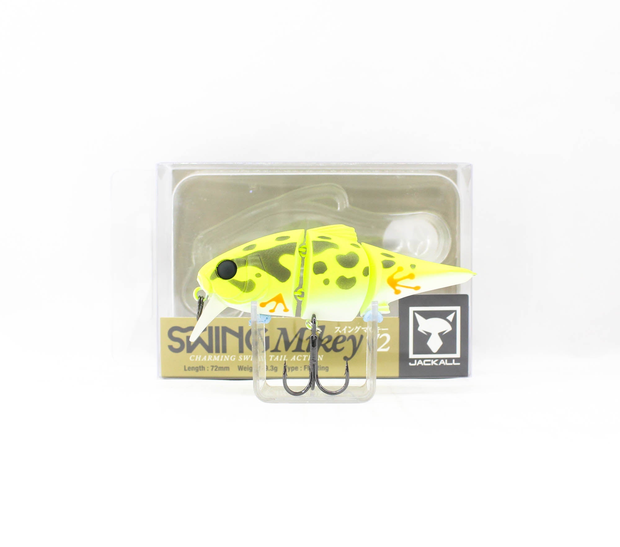 Jackall Mikey Swing 72 Floating Lure Swing Super Chart Frog (4136)