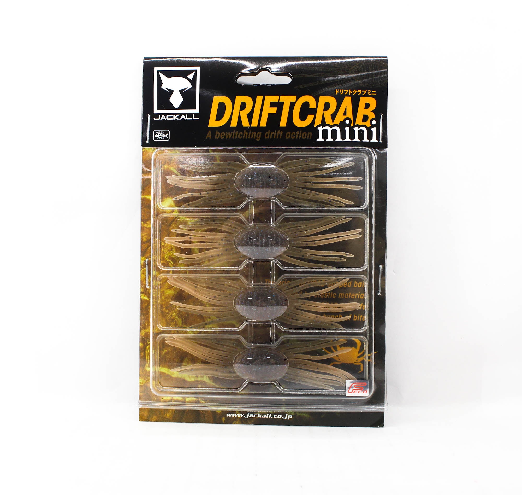 Jackall Soft Lure Drift Crab Mini 85 mm x 25 mm Dappi Shrimp (4204)