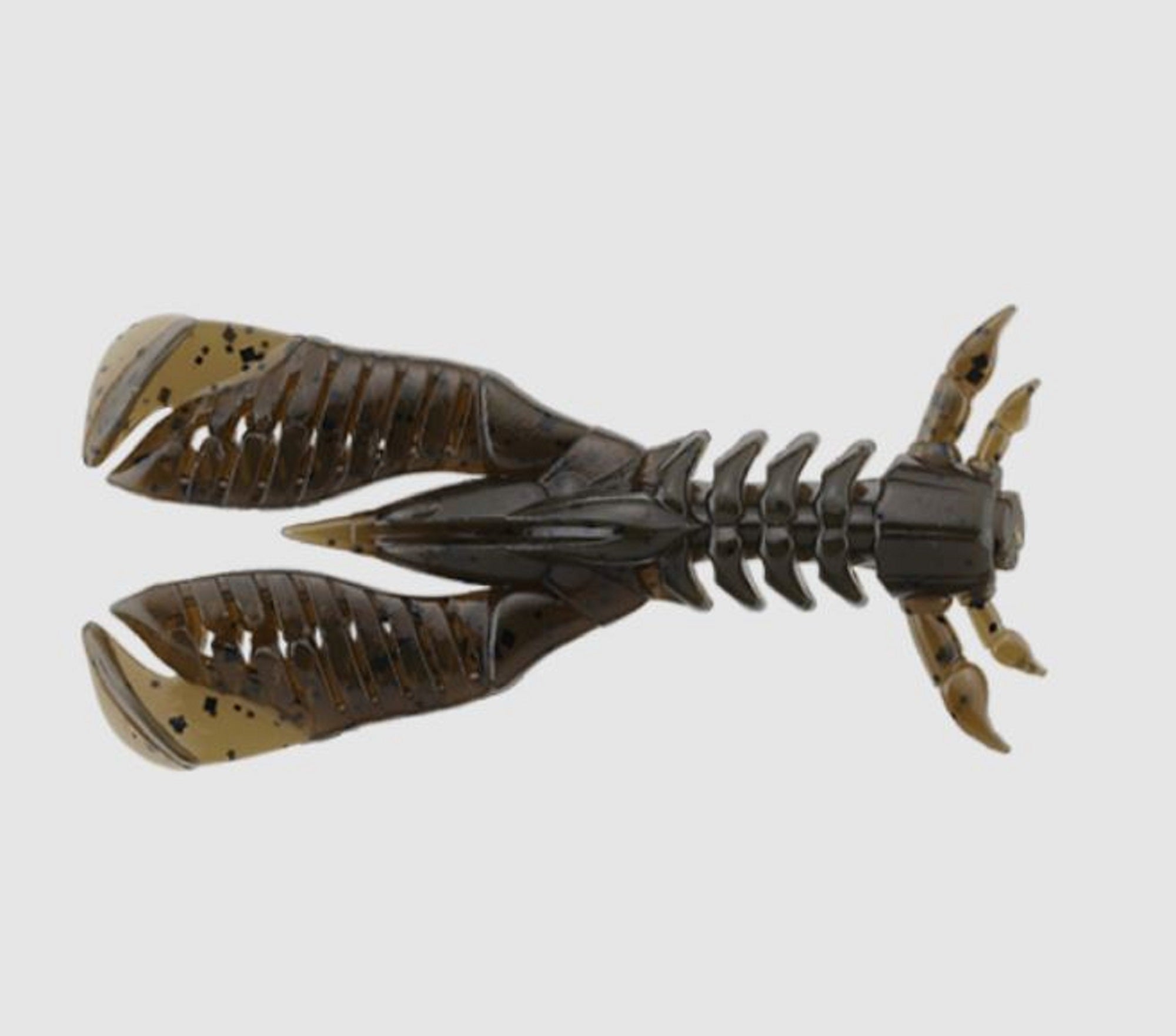 Jackall Soft Lure Bleeker Slit Craw 2.2 Inches Green Pumpkin Pepper (5317)