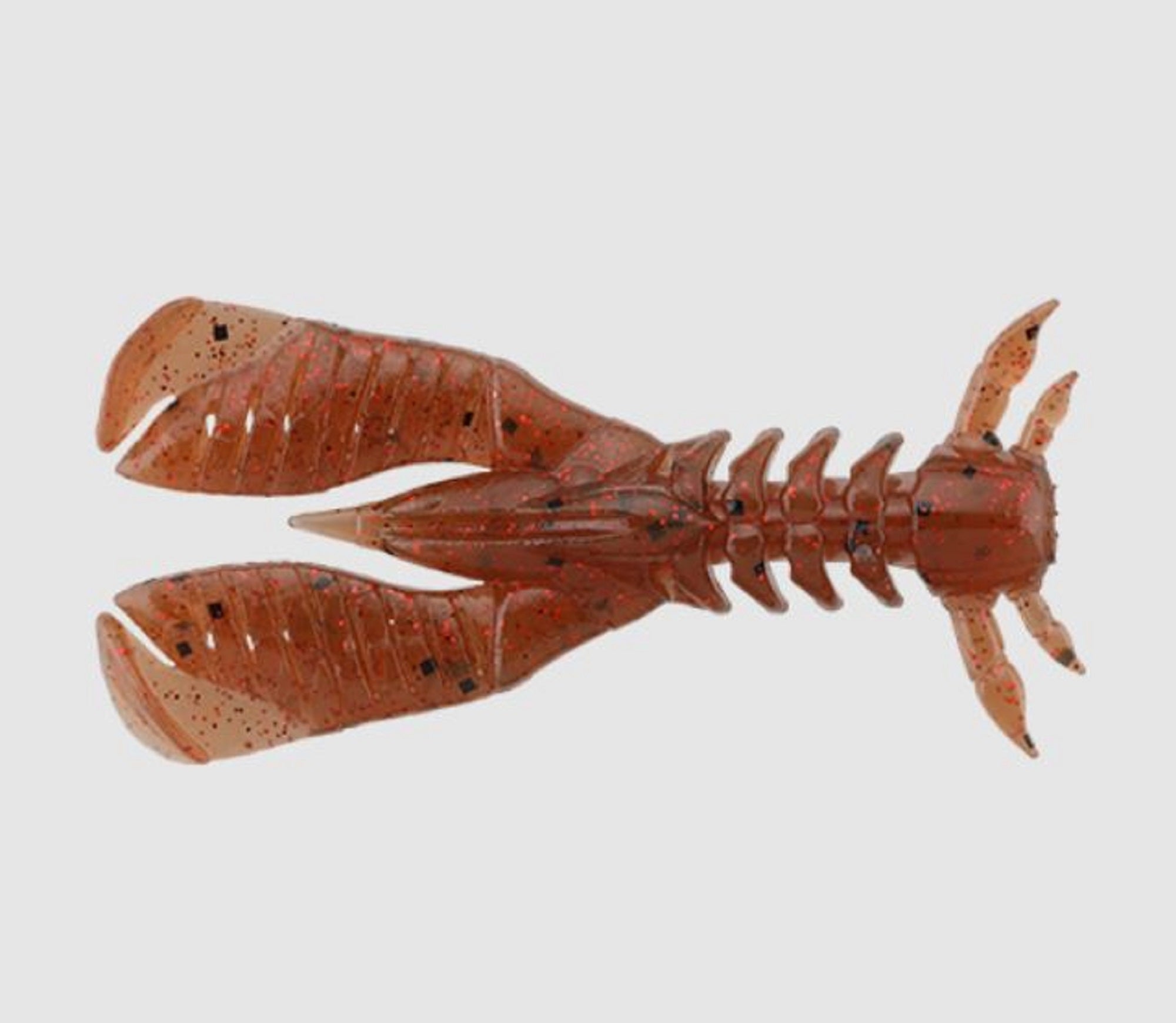 Jackall Soft Lure Bleeker Slit Craw 2.2 Inches Ebimiso Red Flake (5324)