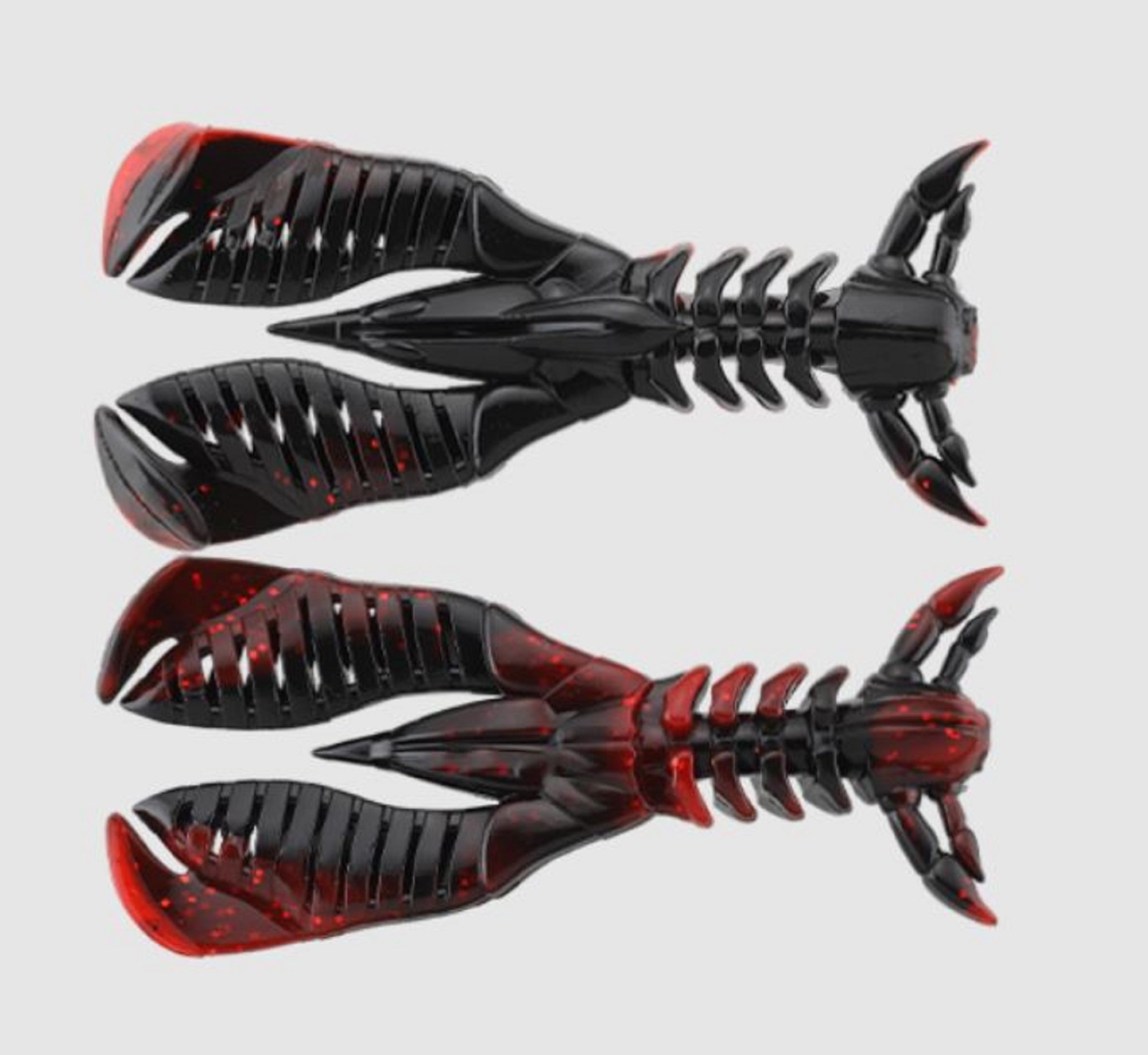 Jackall Soft Lure Bleeker Slit Craw 2.2 Inches Red Belly Devil (5348)