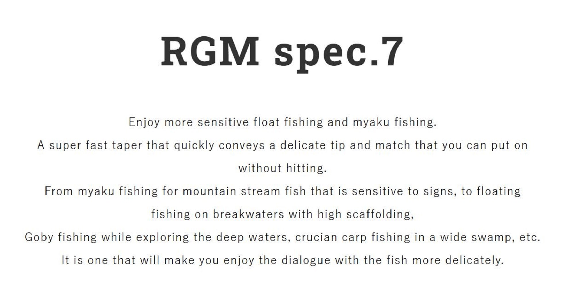 Jackall RGM Rod Pole Telescopic Spec 7 420cm Black (6635)