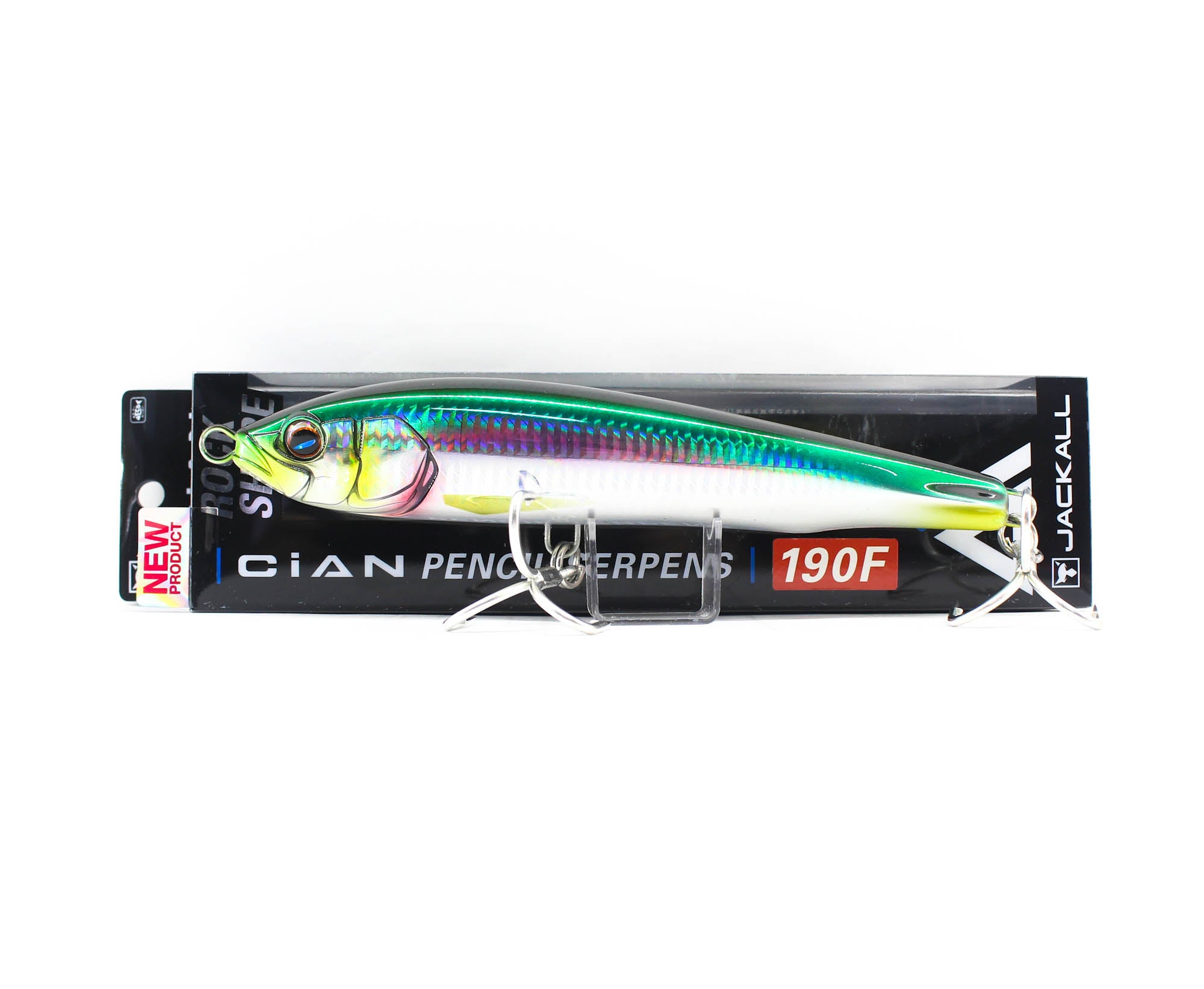 Jackall Cian Pencil Serpens 190F 65 gram Floating Lure Jasper Bait (6758)
