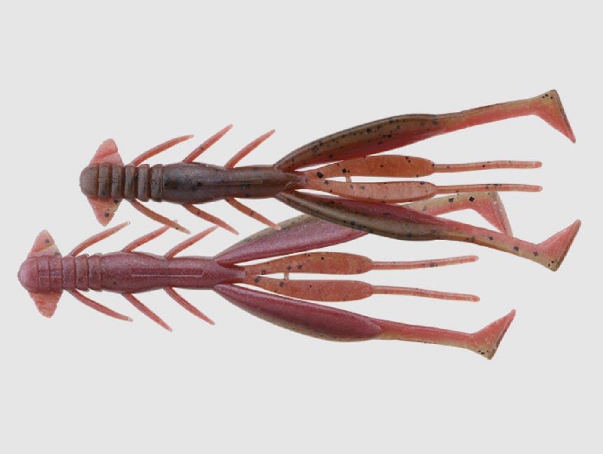 Jackall Soft Lure Jimmy Shrimp 3.8 Inches Green Pumpkin Mimizu (7861)
