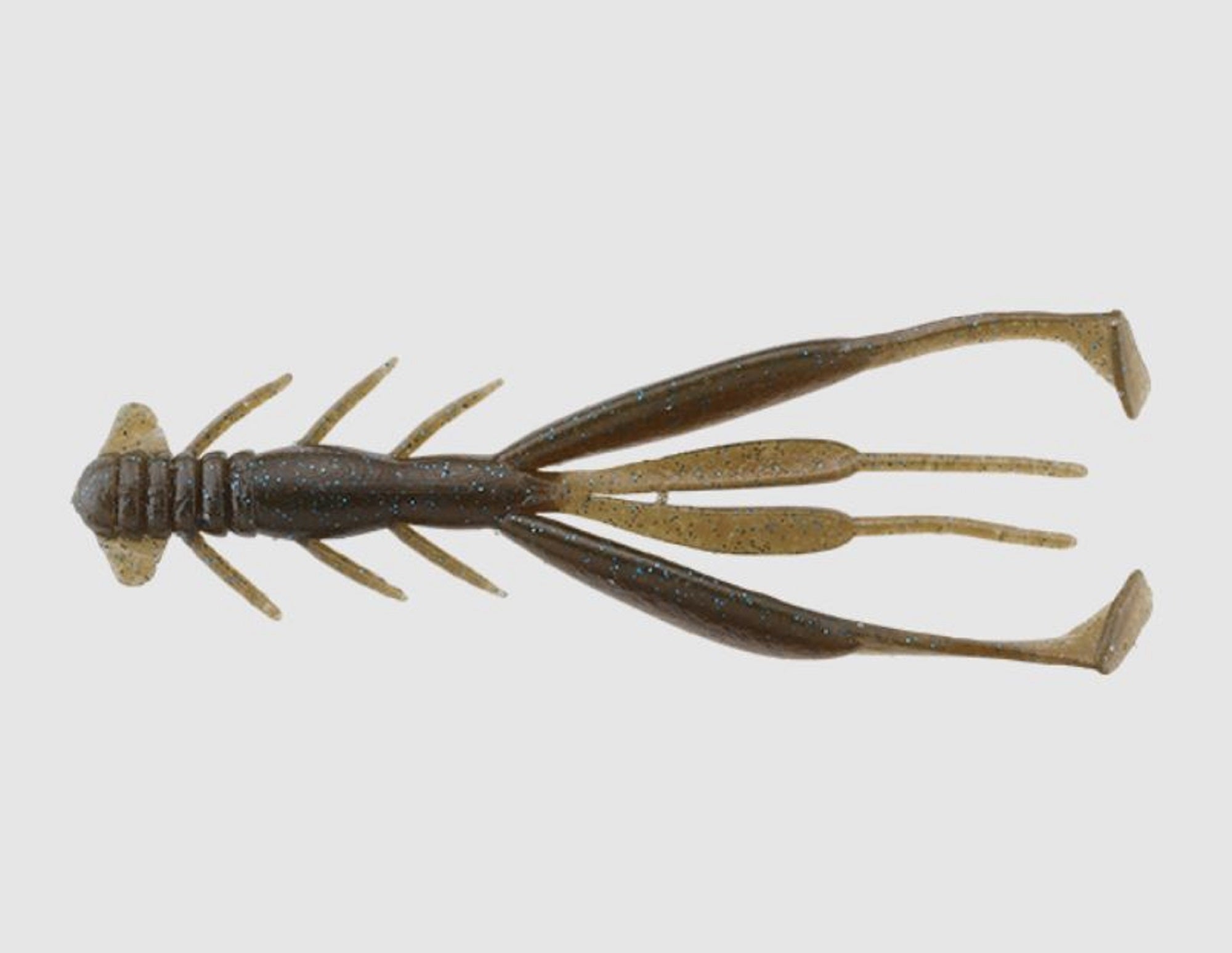 Jackall Soft Lure Jimmy Shrimp 3.8 Inches Dark Tenaga Blue Flake (7885)