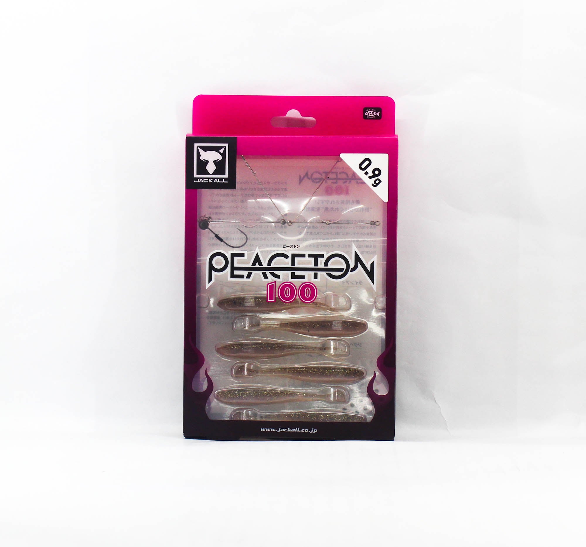 Jackall Soft Lure Peaceton 100mm 0.9 grams Maruhata Clear Wakasagi (8233)