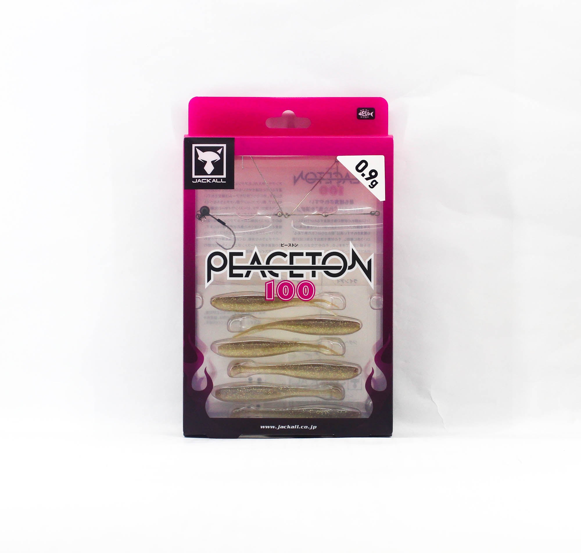 Jackall Soft Lure Peaceton 100mm 0.9 grams Maruhata Delicious Gold (8240)