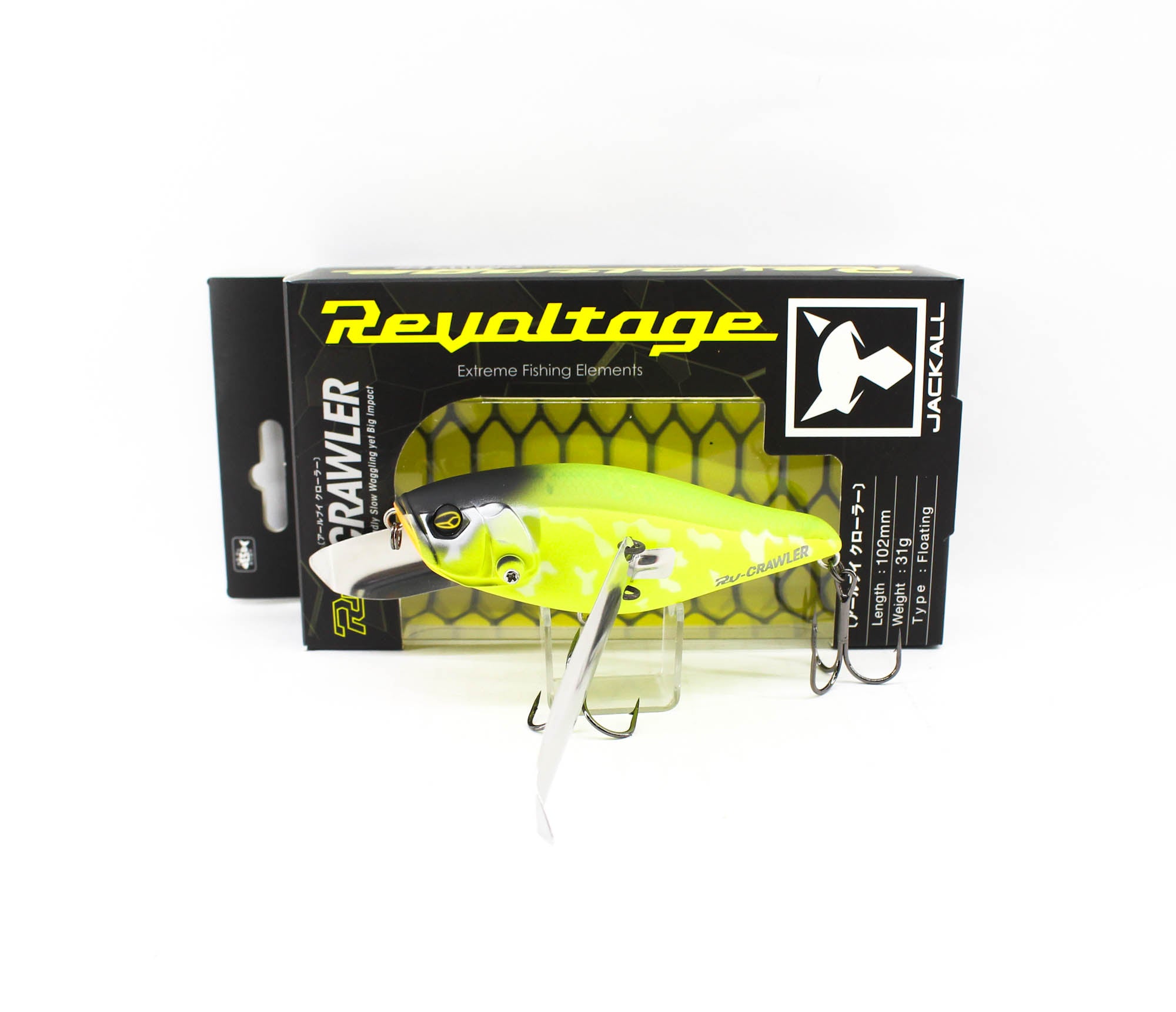 Jackall RV-Crawler 102 mm 31 grams Floating Lure Super Chart Frog (9162)