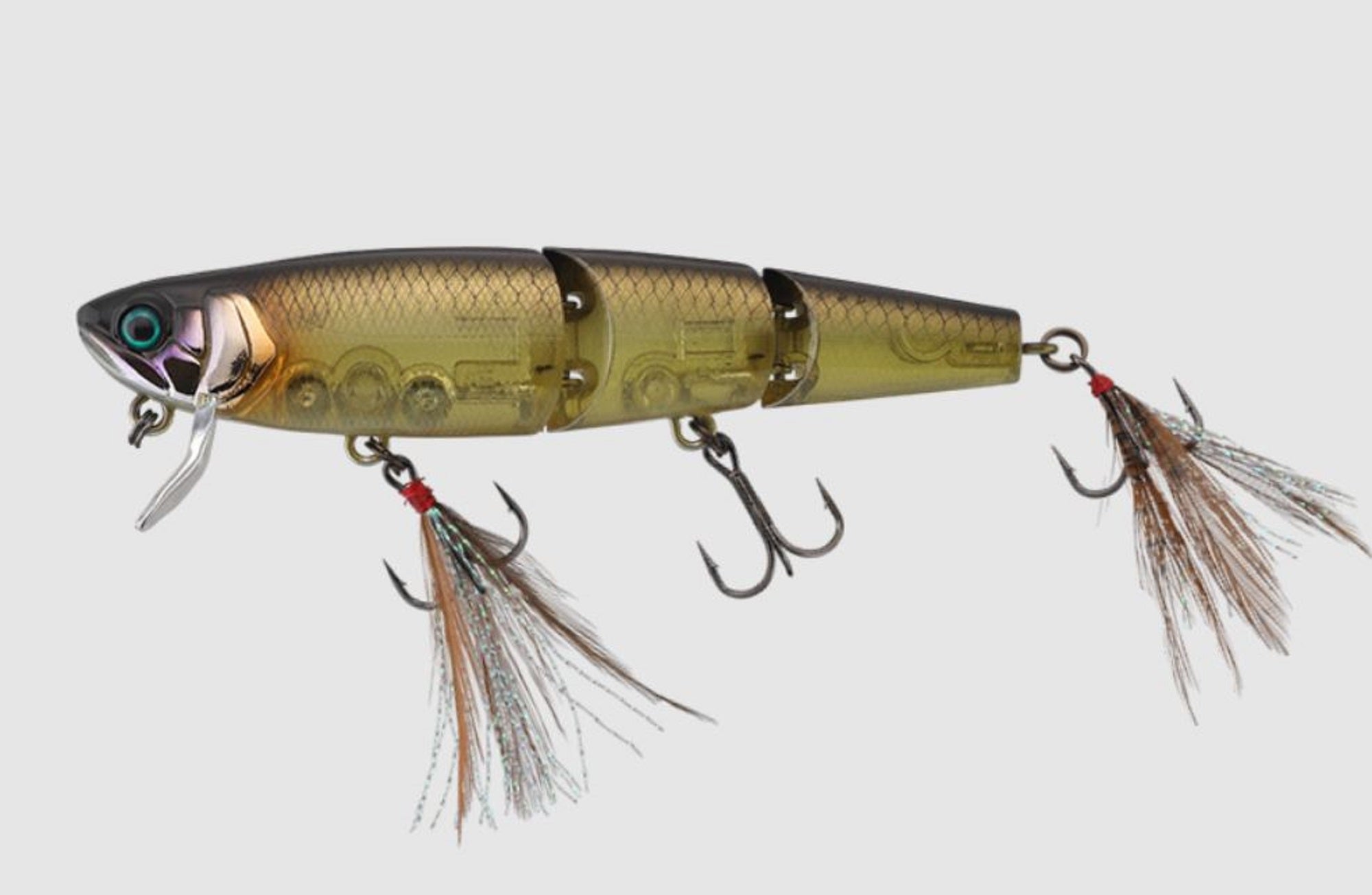 Jackall Mikey Kawashi 115 Floating Lure Skeleton Champagne Gold (9674)