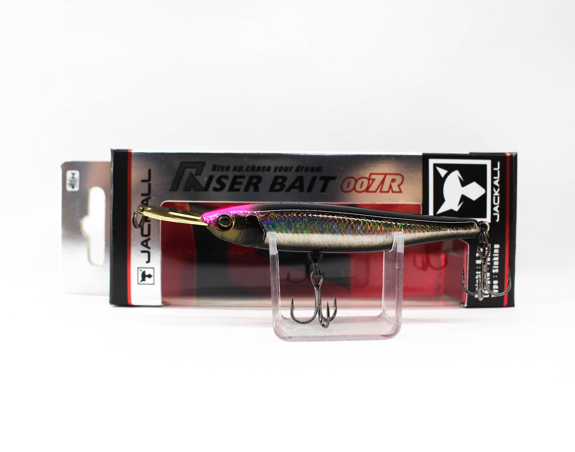 Jackall Riser Bait 007R 70mm Topwater Sinking Lure Aurora Black (9834)