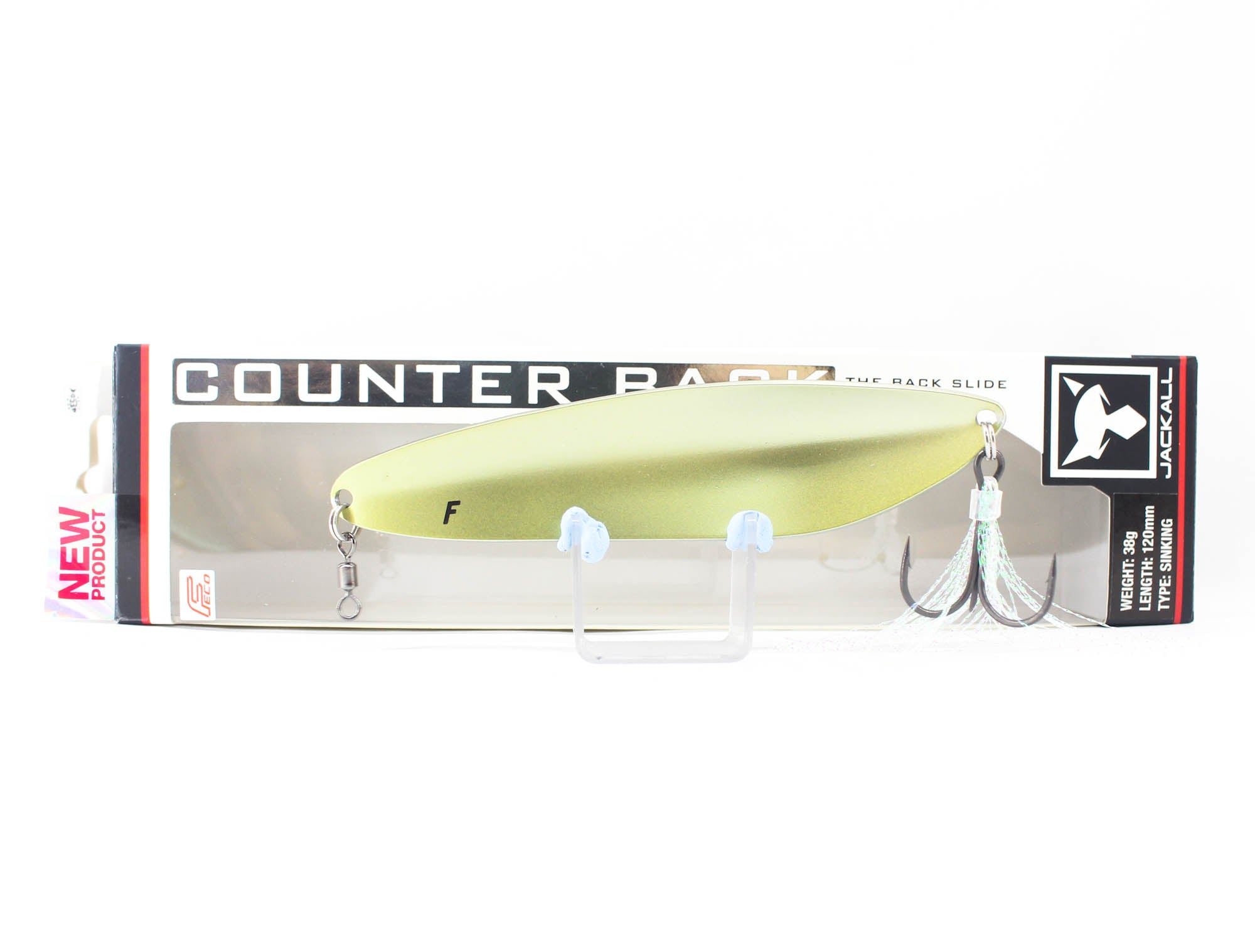 Jackall Spoon Counter Back 38 grams Sinking Lure Mat Gold Shad (9940)