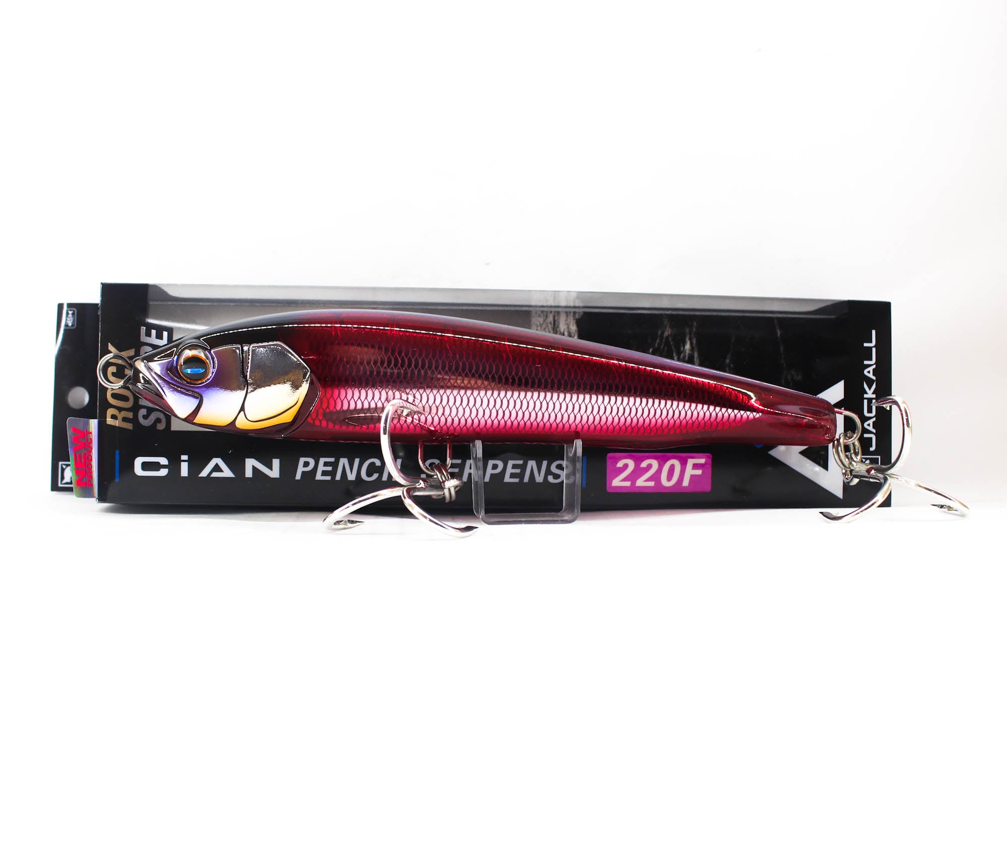 Jackall Cian Pencil Serpens 220F 108G Floating Lure Passion Red (0236)