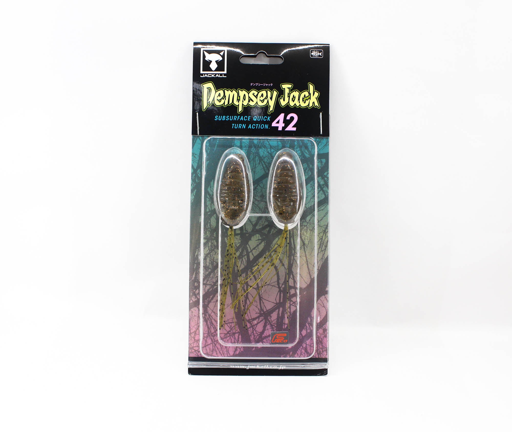 Jackall Soft Lure Dempsey Jack 42mm Hiyake Suji Shrimp (1240)