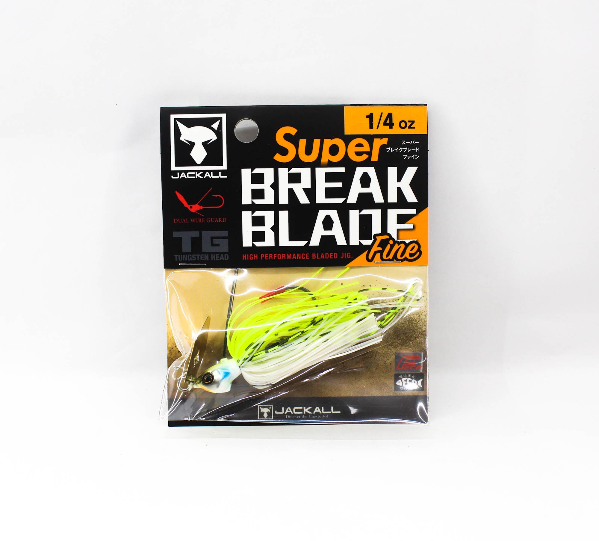 Jackall Super Break B Fine 1/4 oz Sinking Lure Chart Back Pearl (1585)