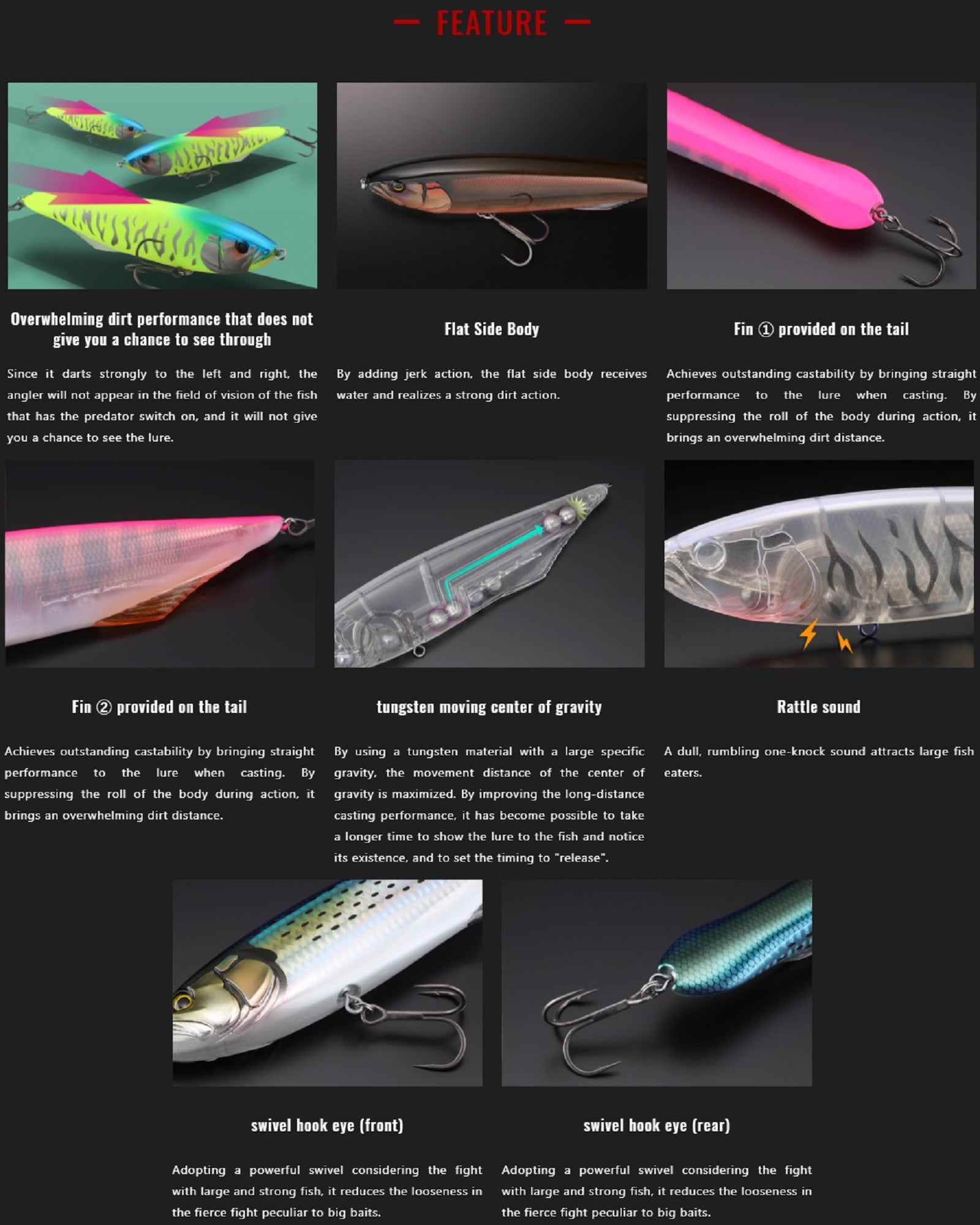 Jackall Dowz Jerk 190 Floating Lure Escape Ketabasu (1714)